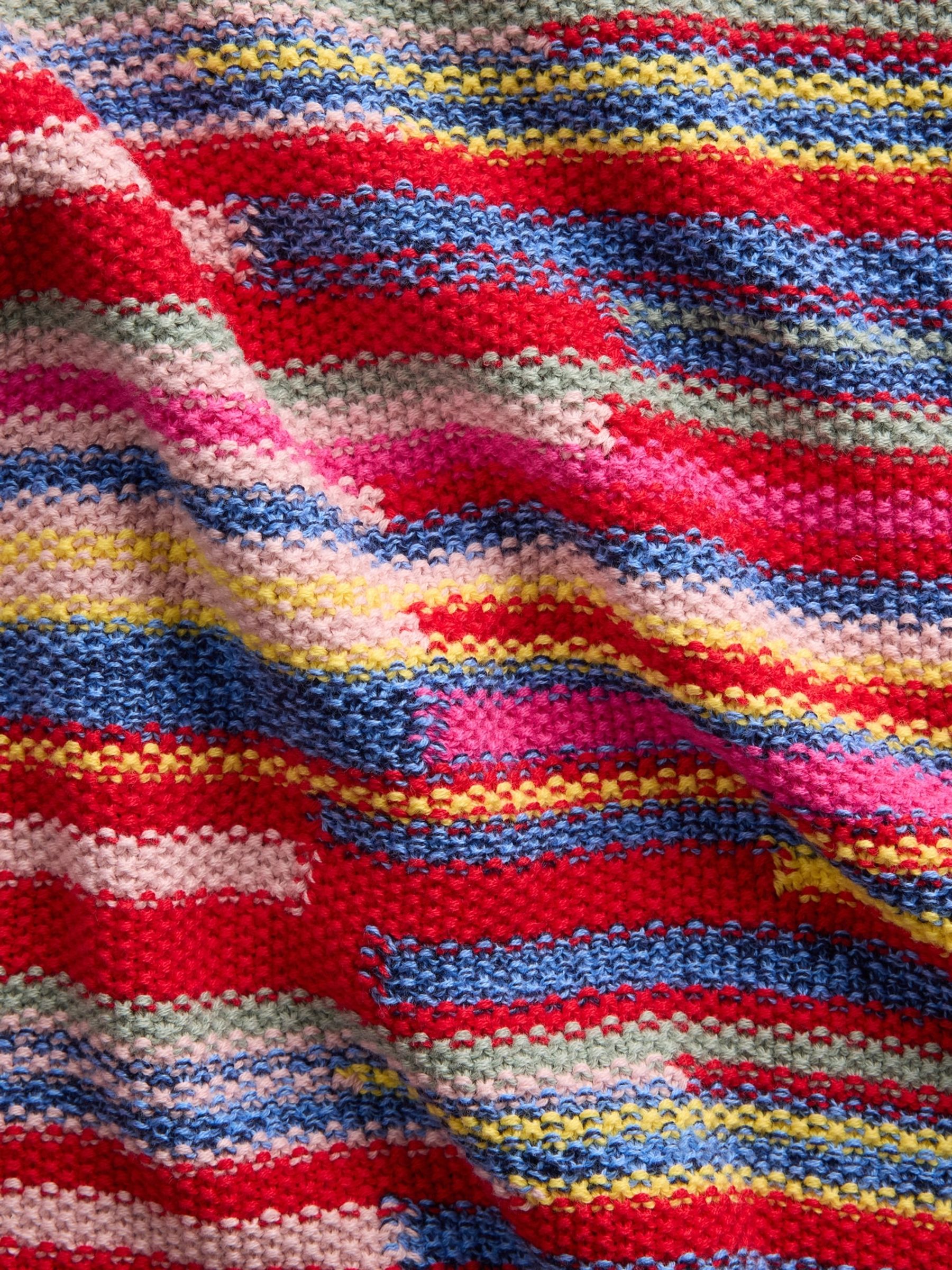 Multi Stripe Crop Knitted Vest - Image 4 of 4 Multi Stripe Crop Knitted Vest - Image 4 of 4