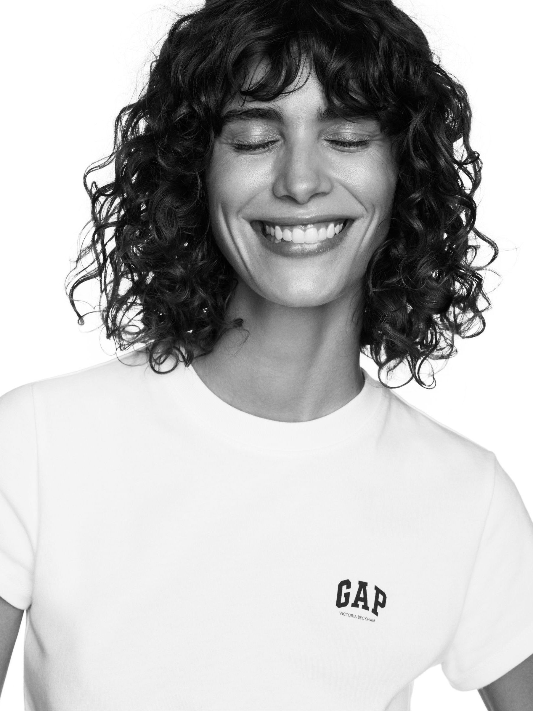 Gap x Victoria Beckham White Logo T-Shirt - Image 2 of 7