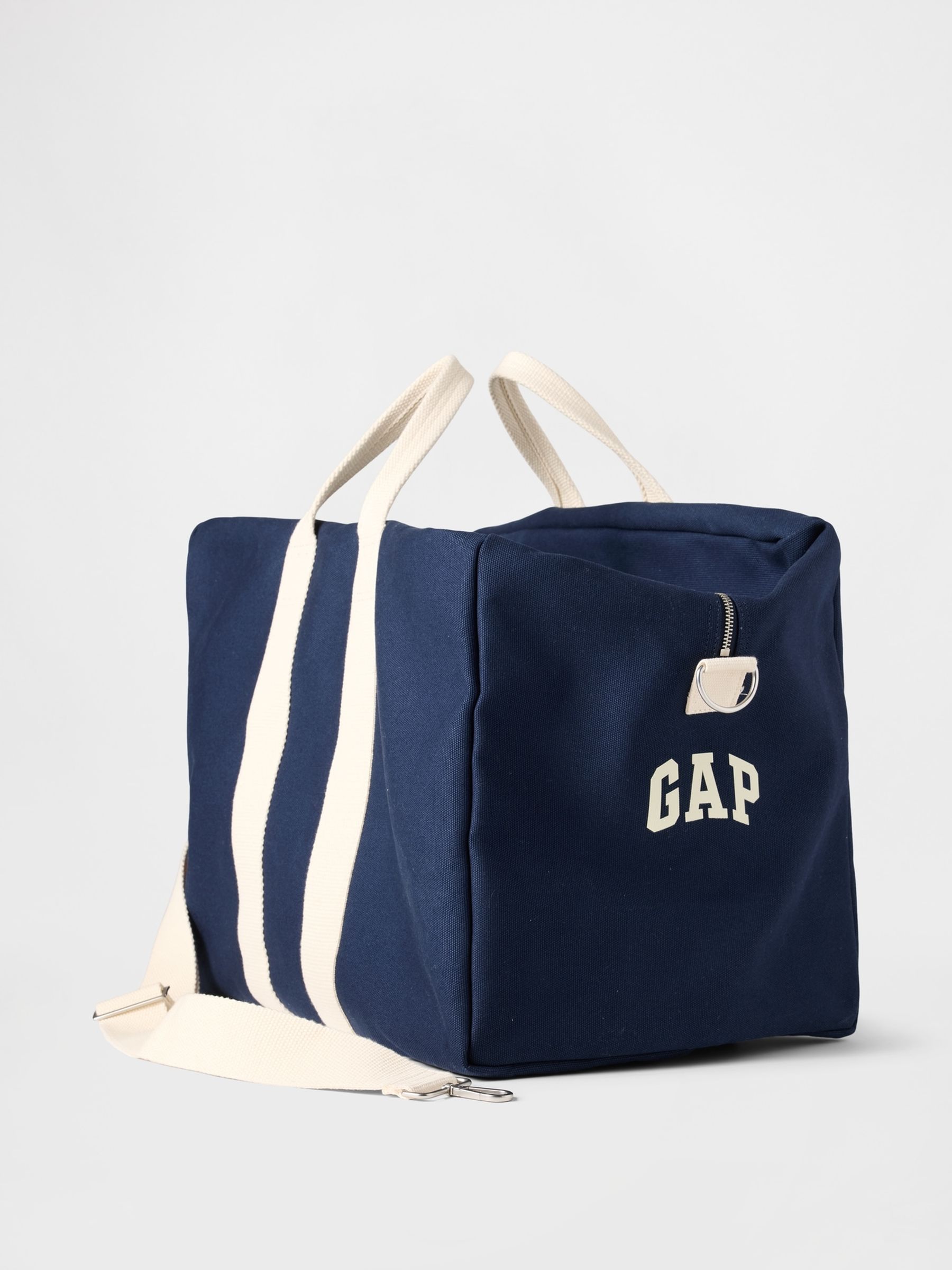Gap x Victoria Beckham Navy/White Oversized Weekender Bag - Image 2 of 6