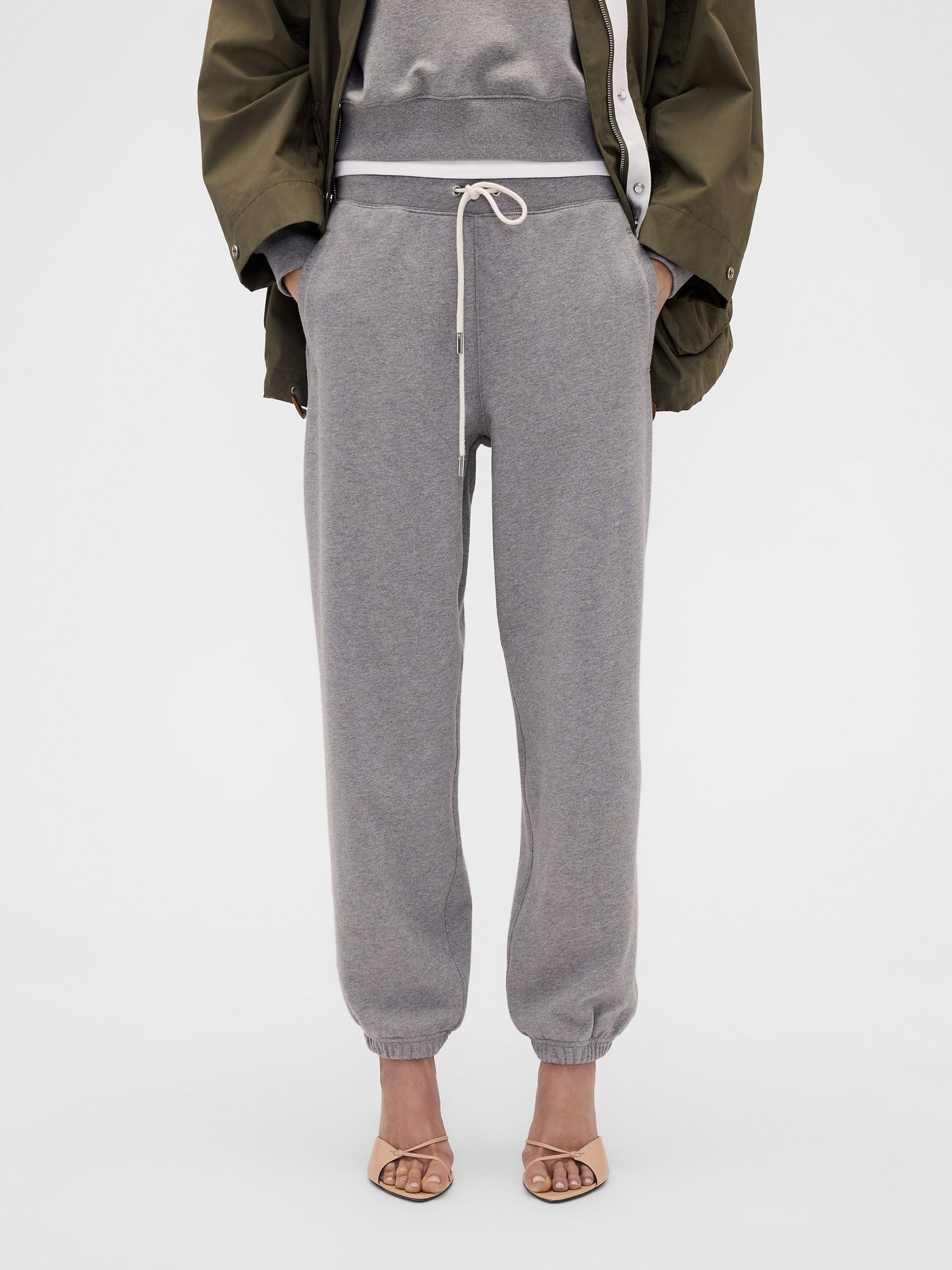 Gap x Victoria Beckham Grey Heavyweight French Terry Joggers - Image 1 of 6