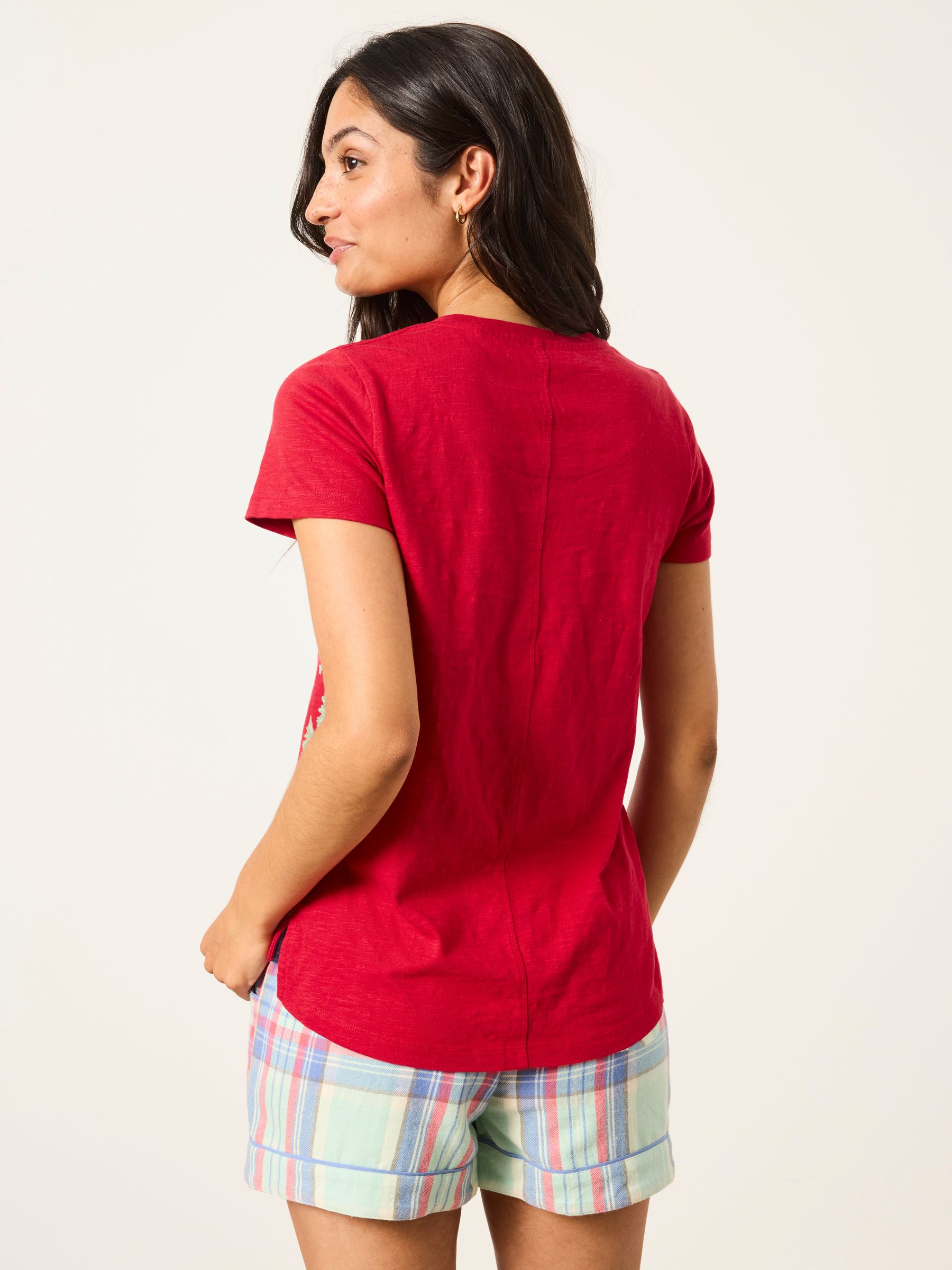 Natalie Red Llama Graphic Tee - Image 2 of 6