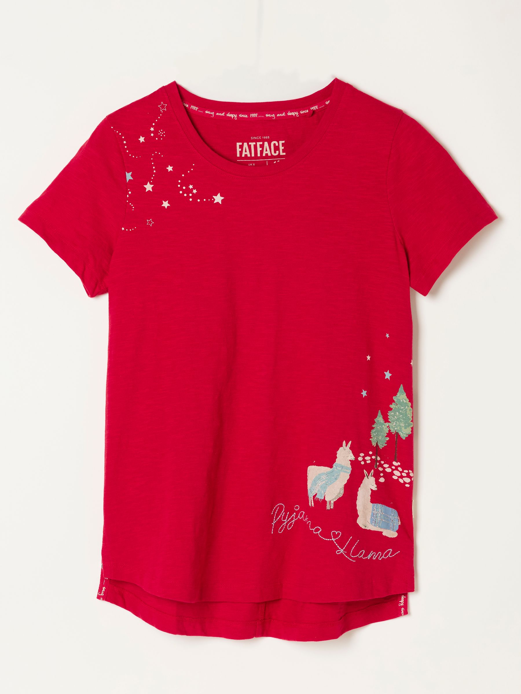 Natalie Red Llama Graphic Tee - Image 6 of 6
