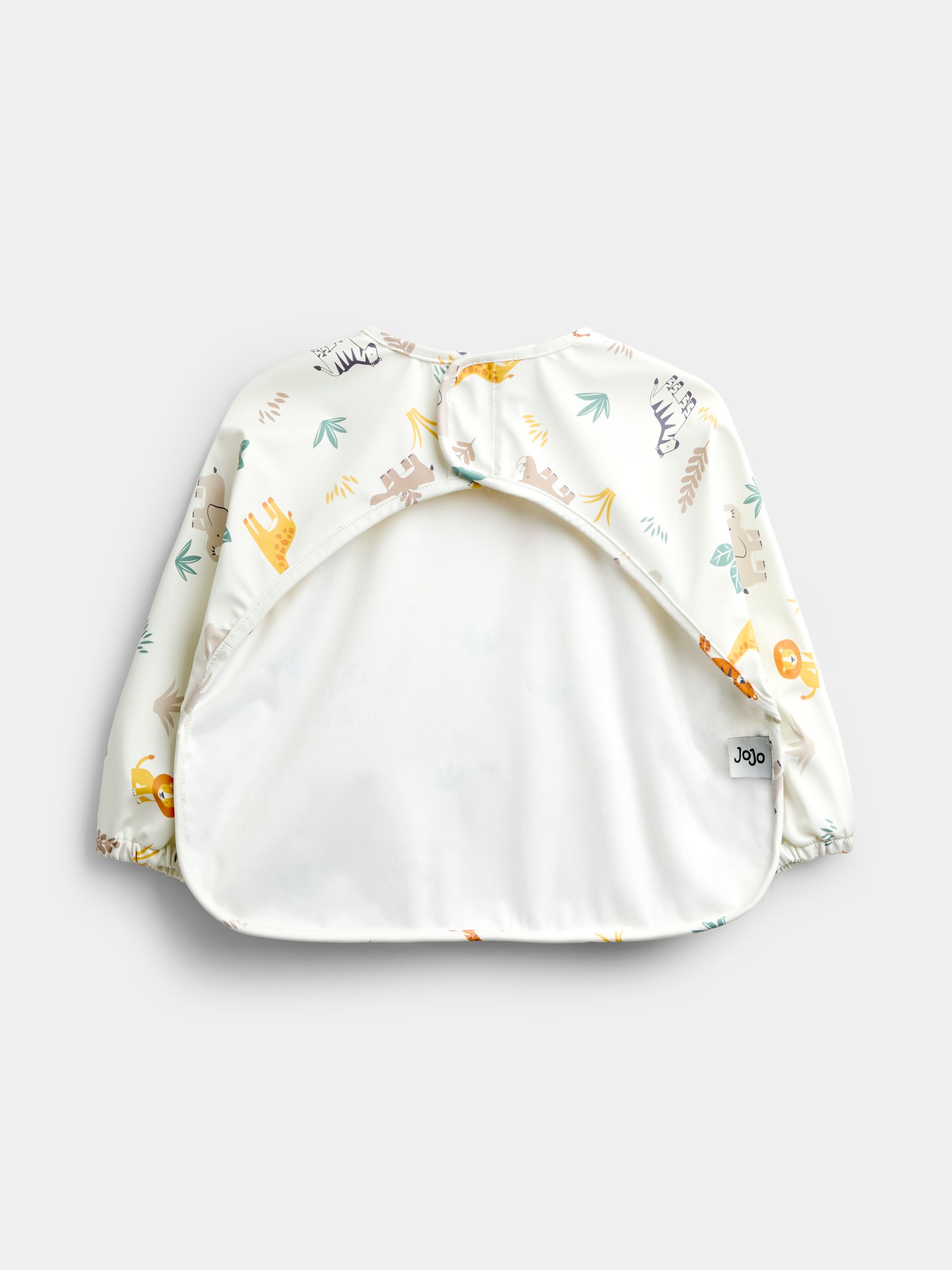Sage Green Safari 2-Pack Sleeve Bib Set - Image 4 of 7