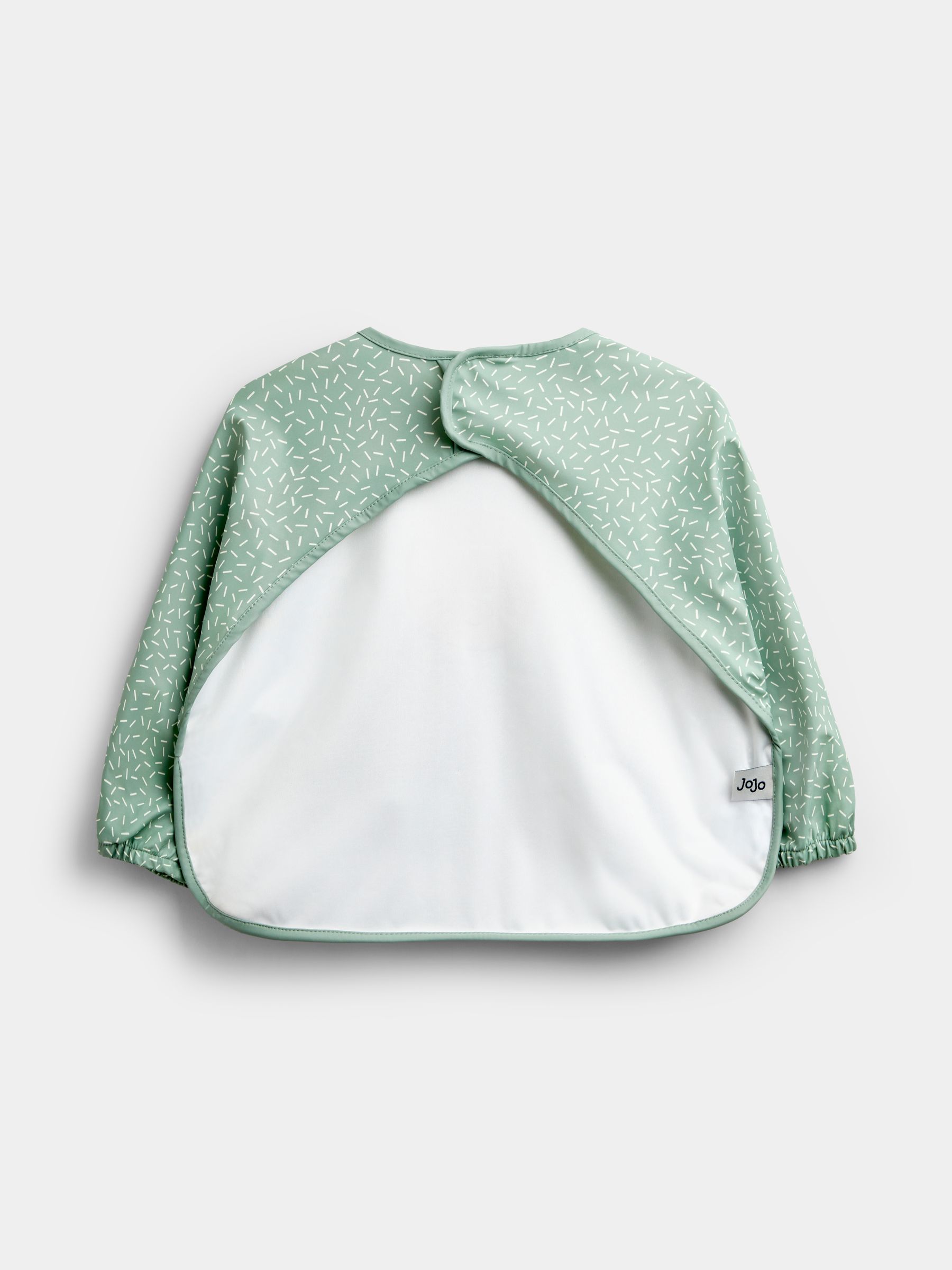 Sage Green Safari 2-Pack Sleeve Bib Set - Image 5 of 7
