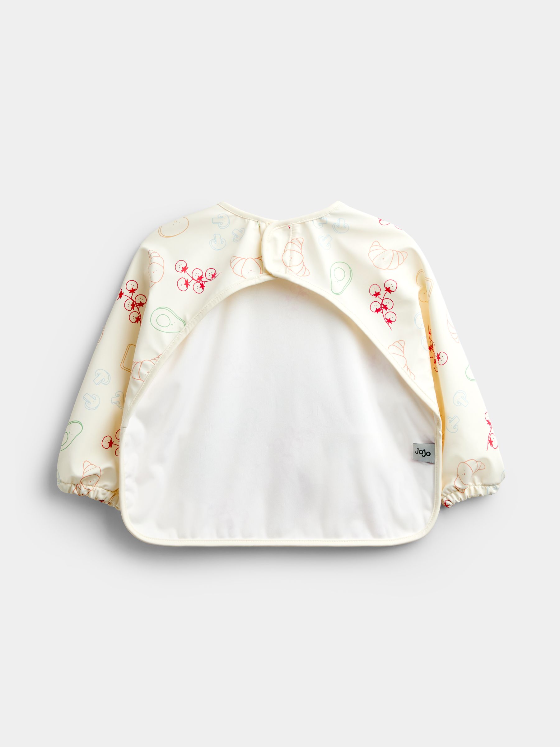 Cream Bon Appétit Sleeved Bib - Image 2 of 4