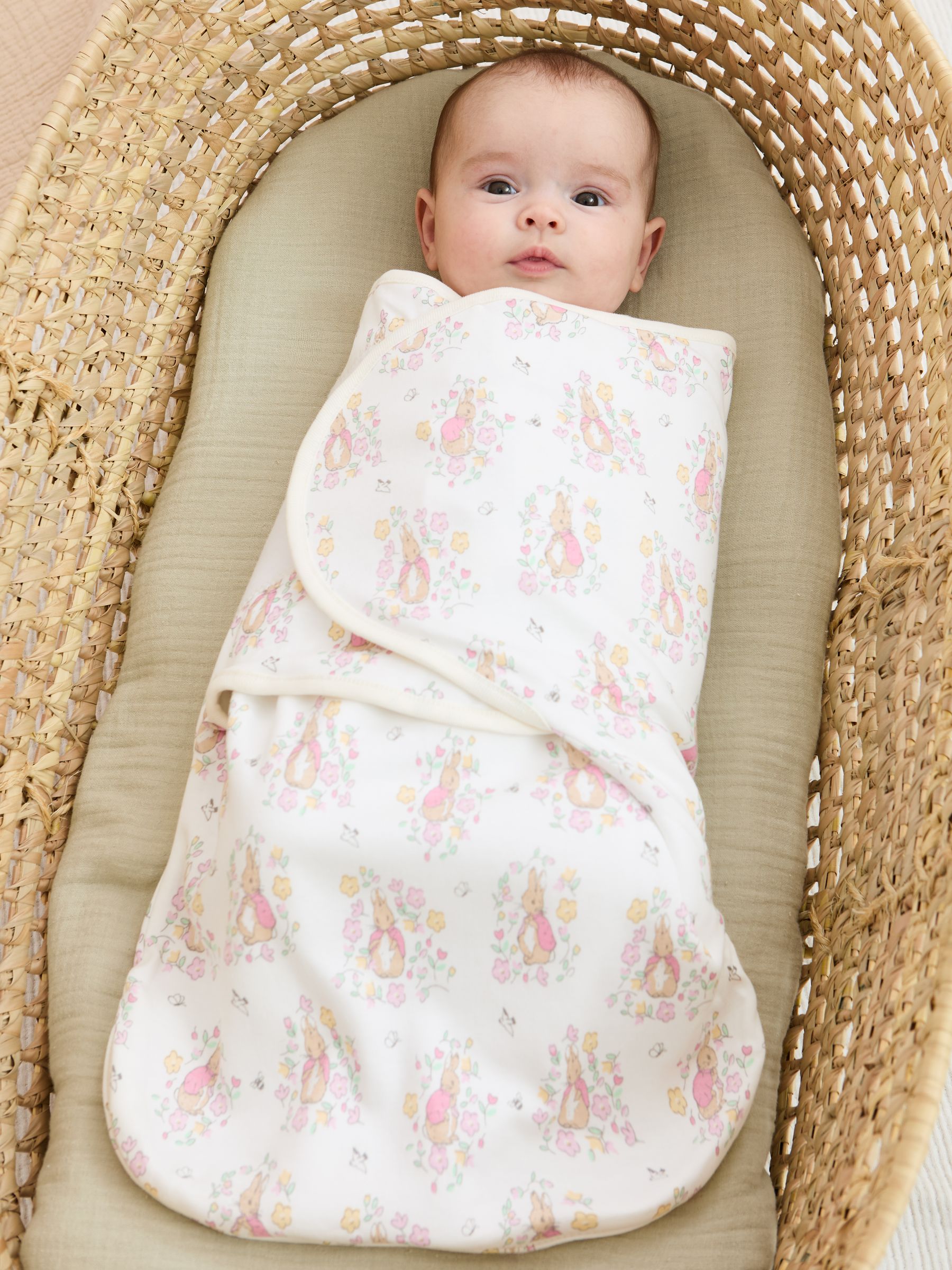 Pink Peter Rabbit Flopsy Swaddle - Image 2 of 3