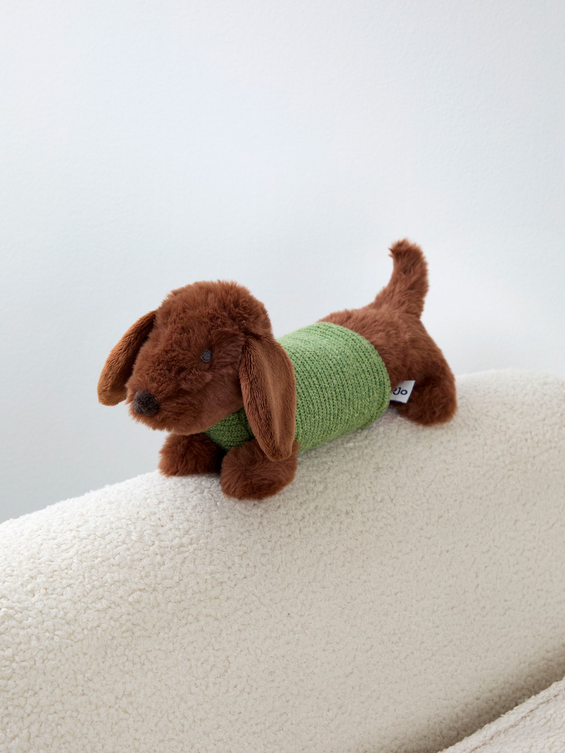 Stevie Sausage Dog Small Soft Toy Plushie - Image 2 of 4