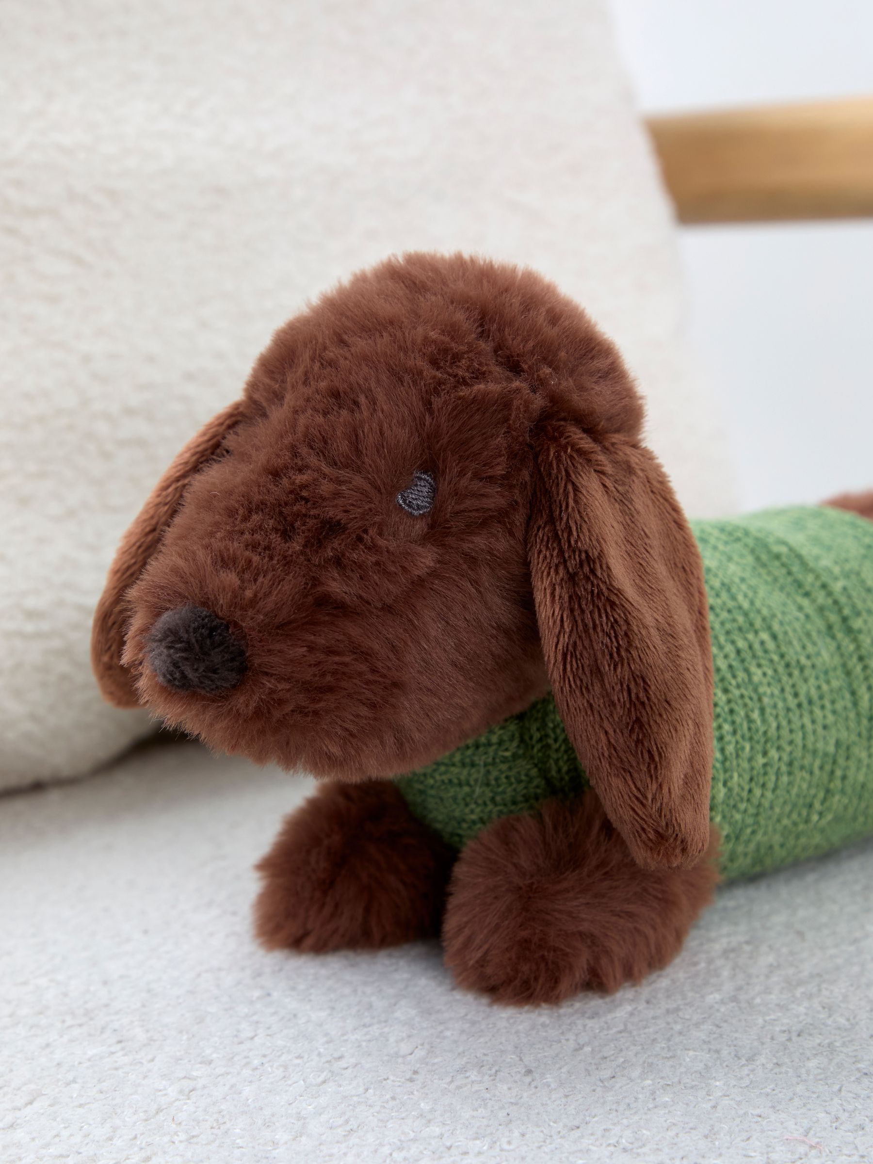 Stevie Sausage Dog Small Soft Toy Plushie - Image 4 of 4