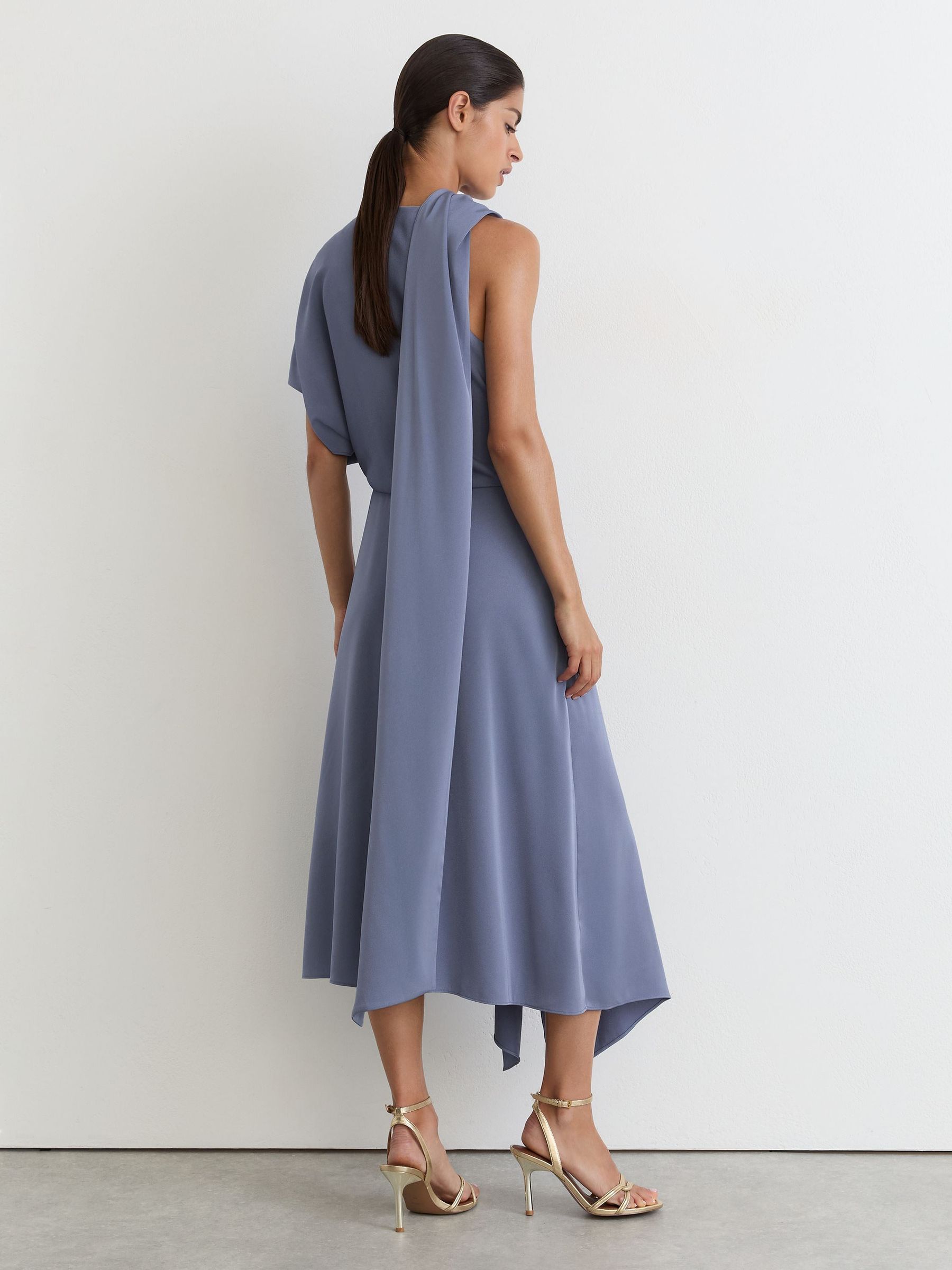 Petite Dress in Lilac Purple - Image 7 of 9