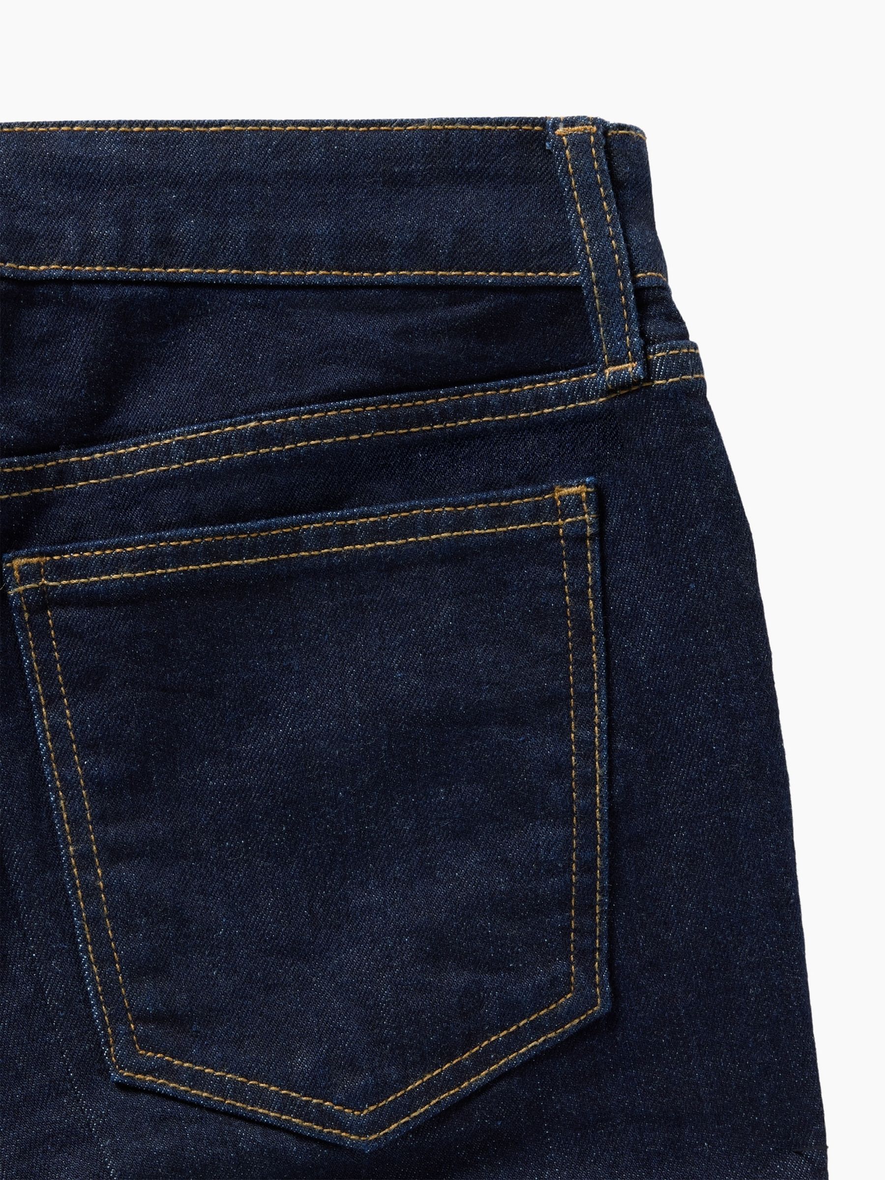 Gap x Victoria Beckham Dark Wash Blue Low Rise Capri Jeans - Image 5 of 7