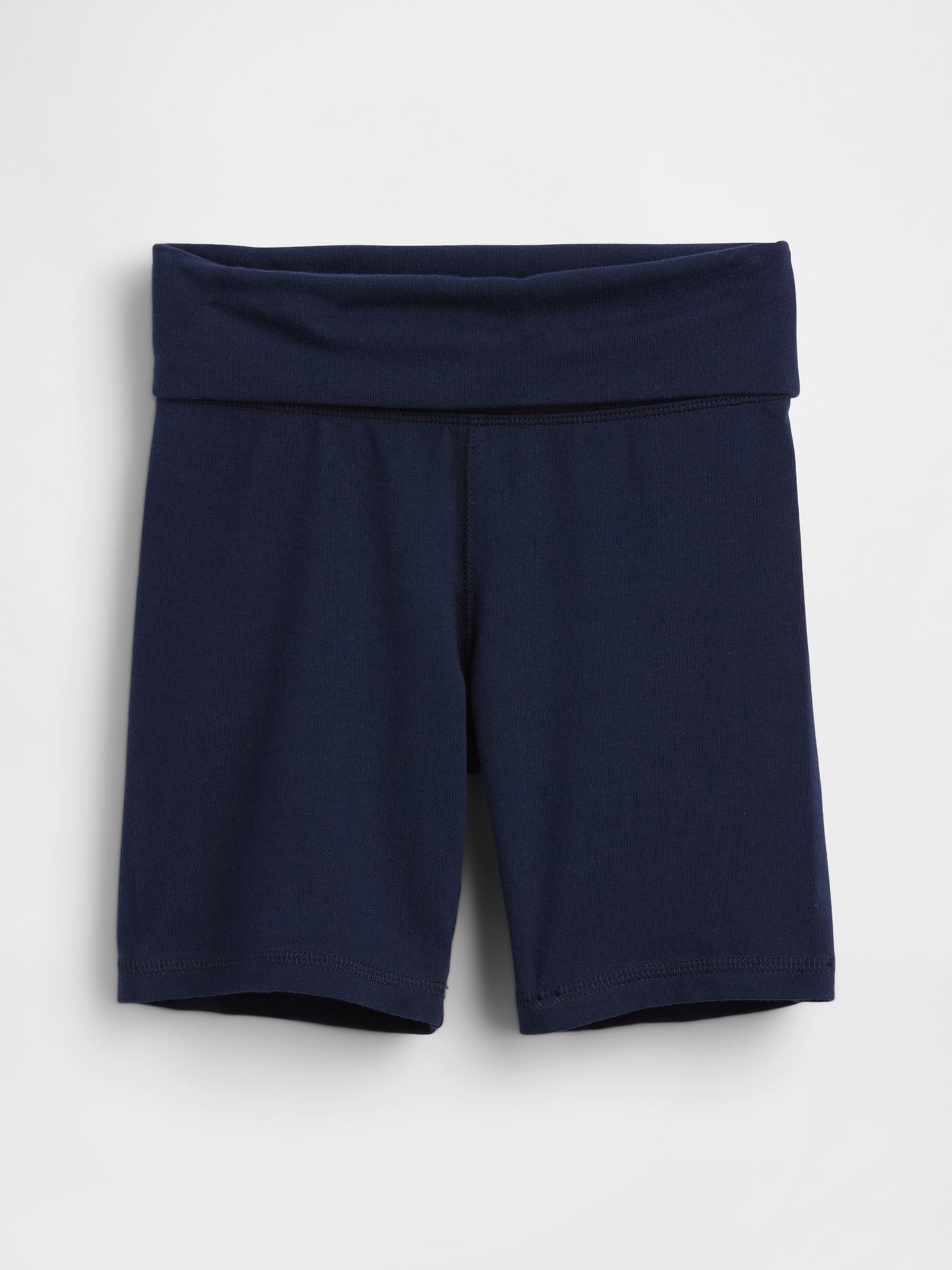 Navy Foldover Bike Shorts - Image 5 of 5