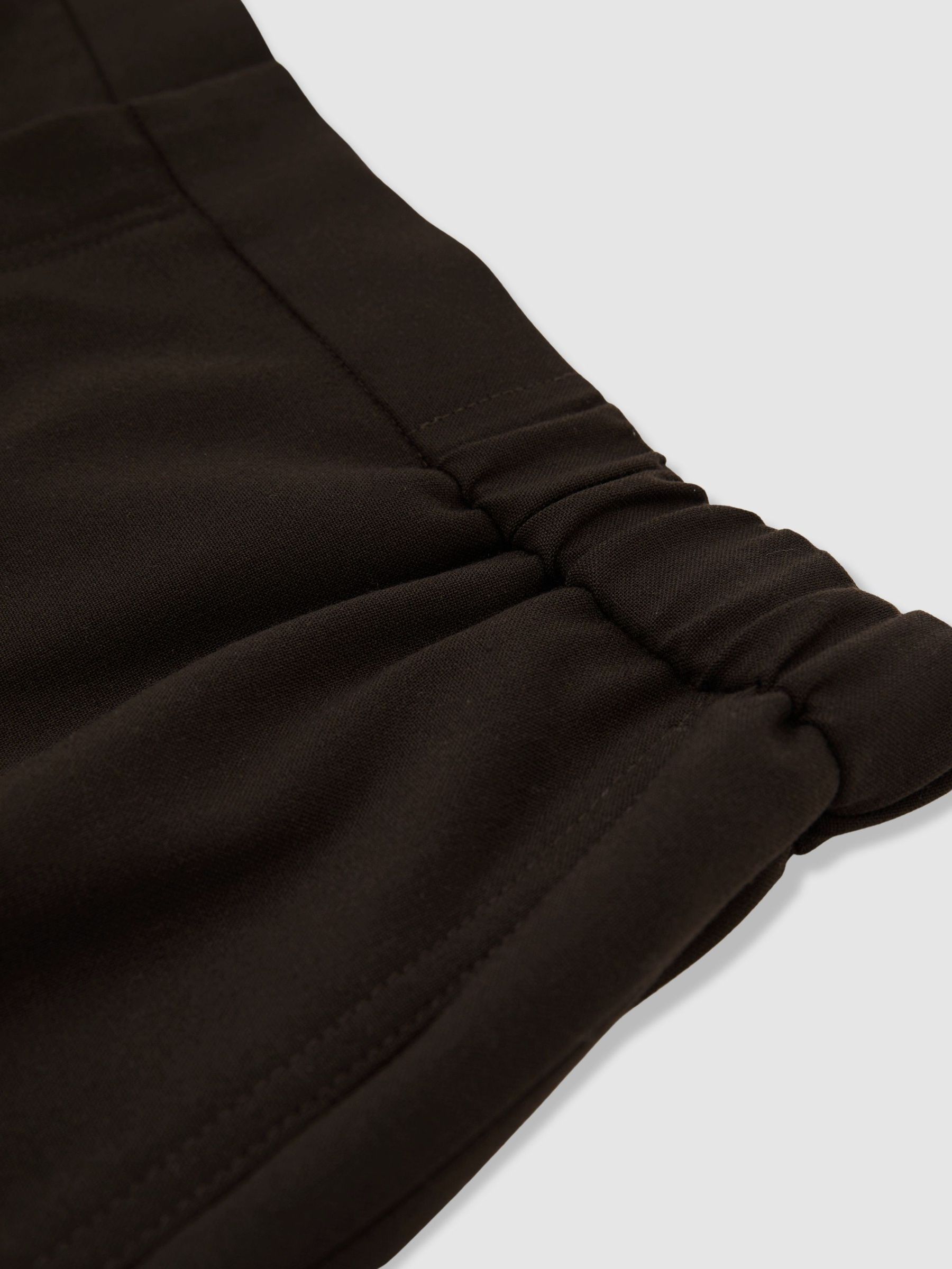 Drawstring Chino Shorts in Brown - Image 6 of 6