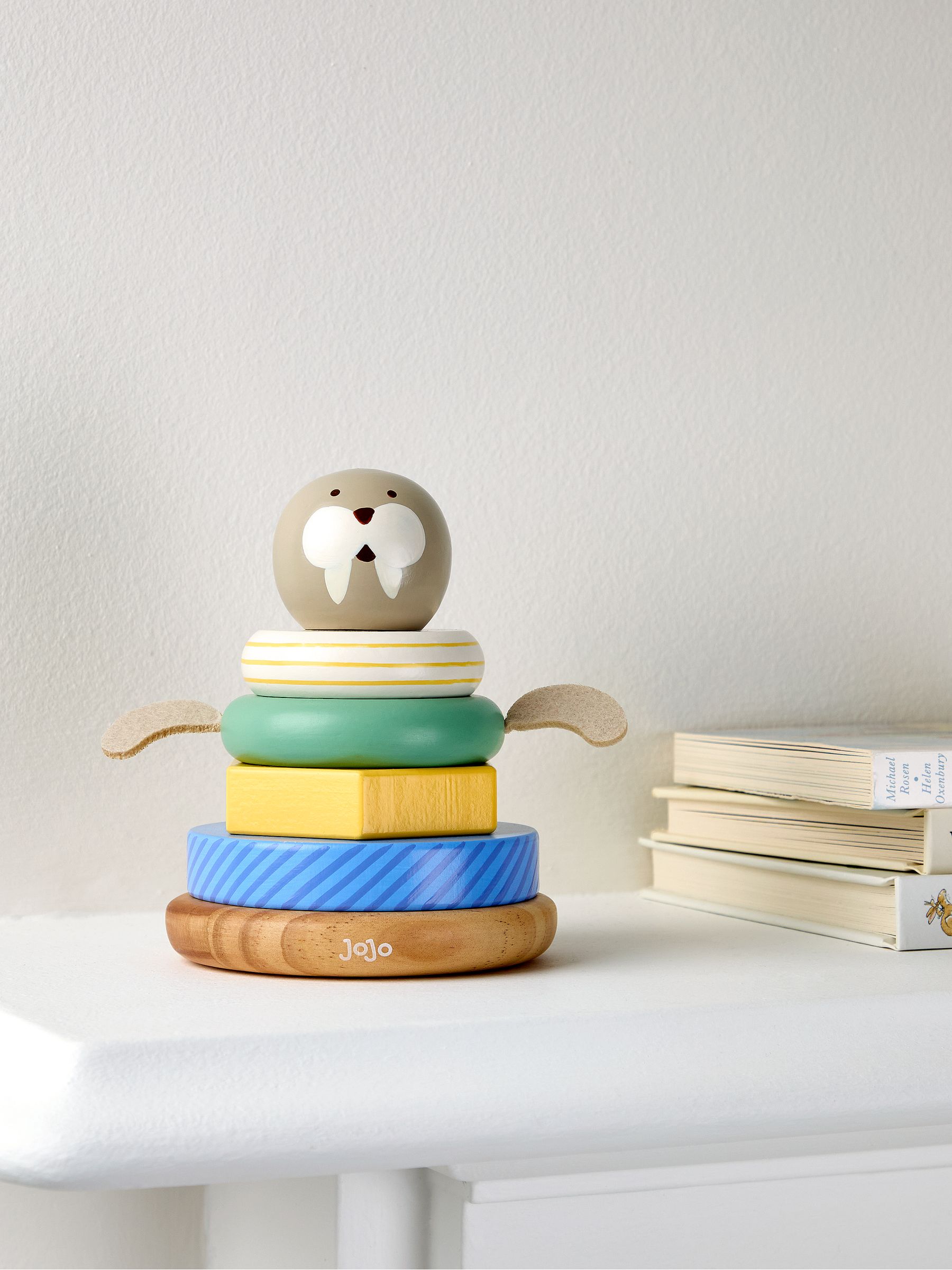 Walrus Wooden Stacker - Image 1 of 4