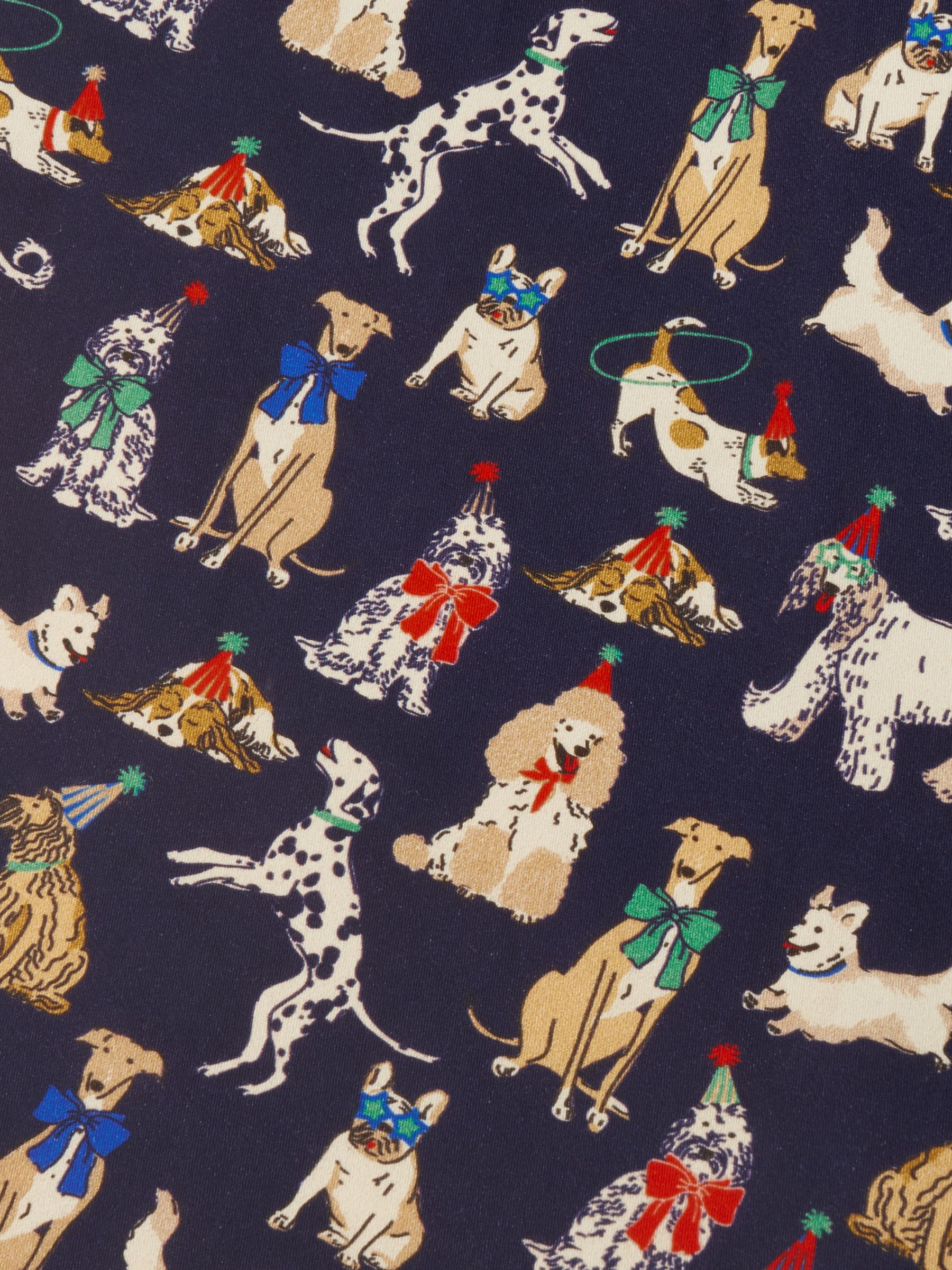 Navy Party Dogs Festive Dog Pyjamas - Image 6 of 6