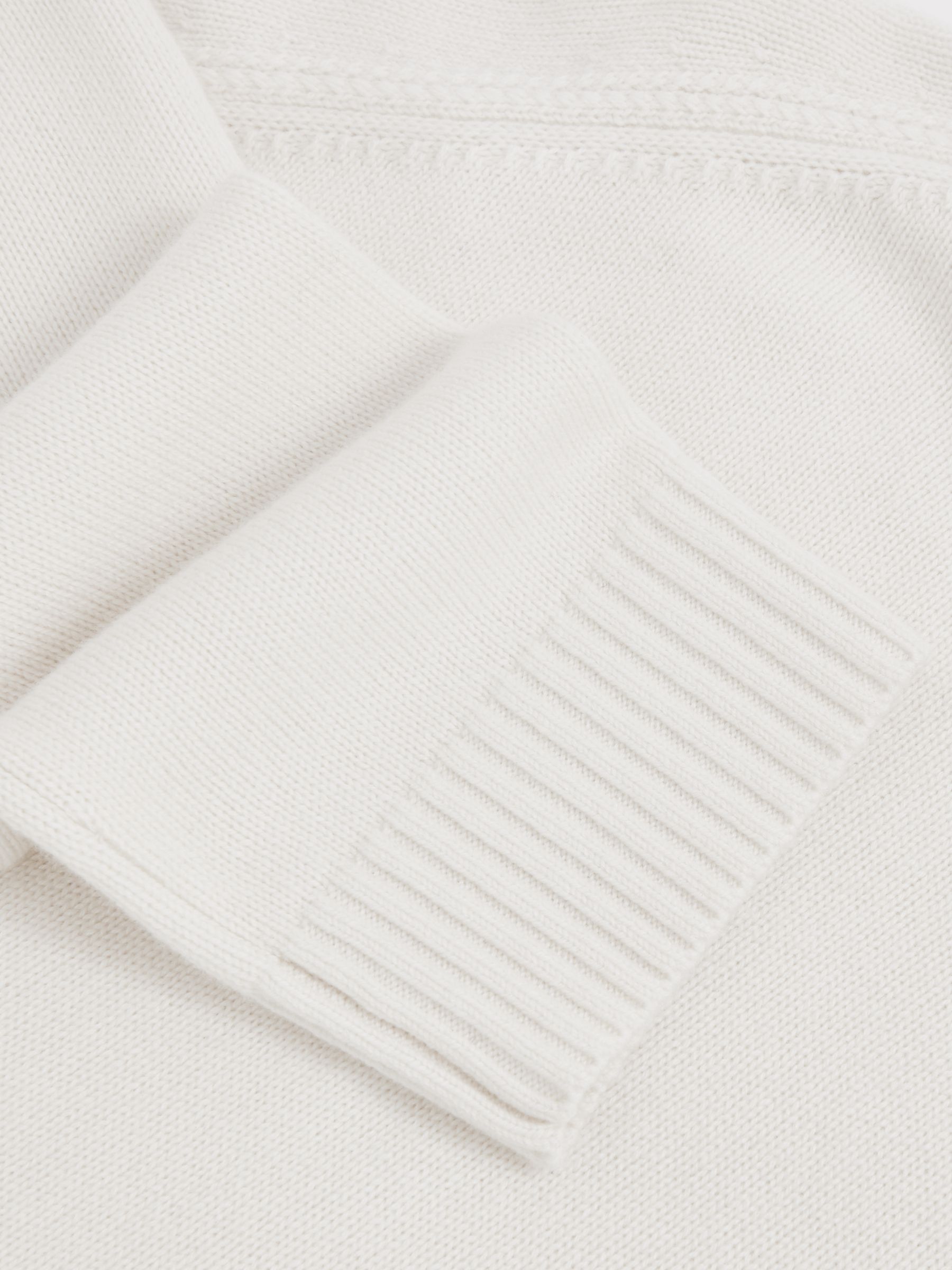 Wool-Cashmere Roll-Neck Jumper in Cream - image 3