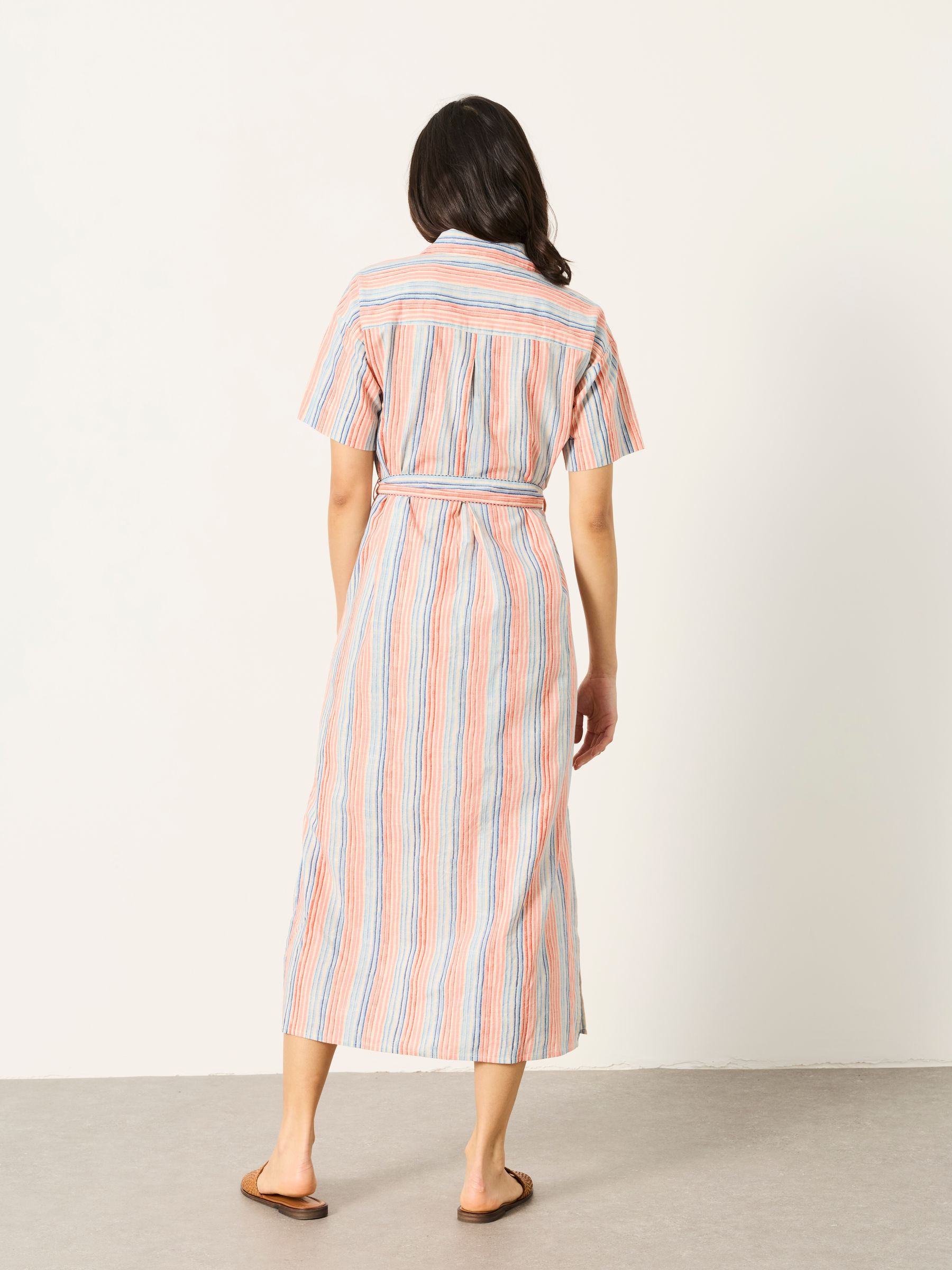 Susie Multi Petite Stripe Shirt Dress - Image 2 of 5