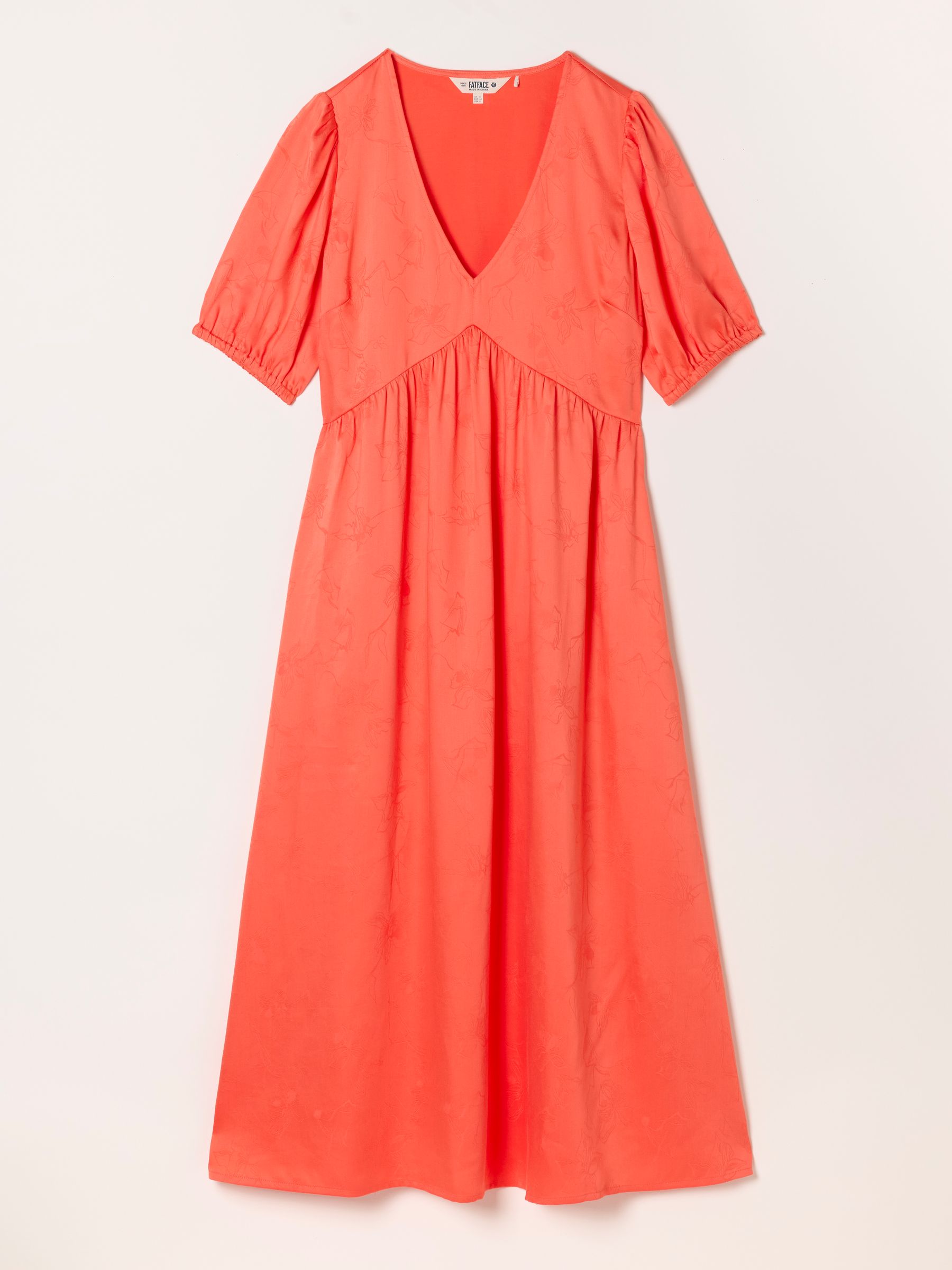 Remi Coral Pink Petite Midi Dress - Image 5 of 5
