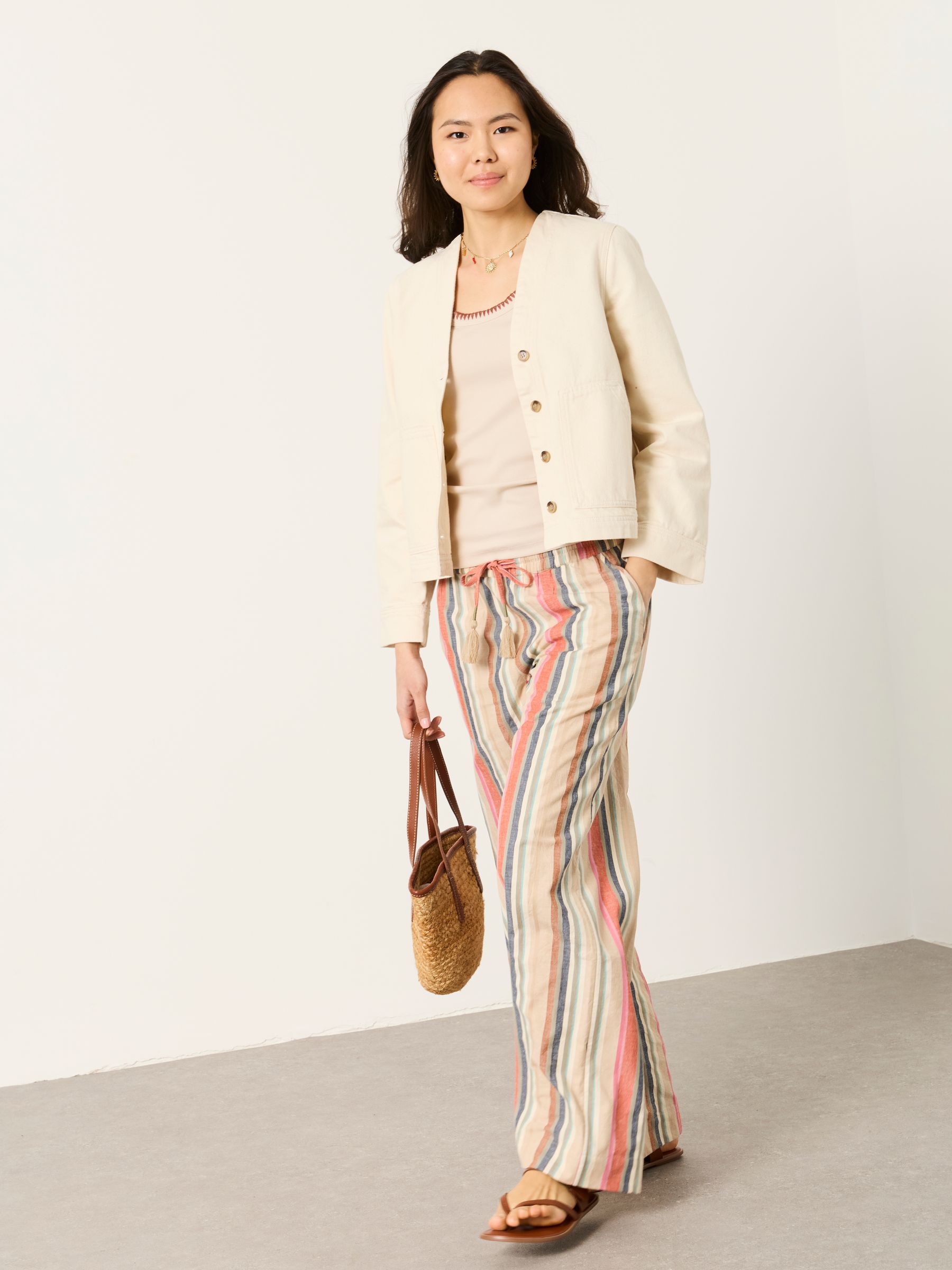 Dulcie Ecru Denim Jacket - Image 3 of 6