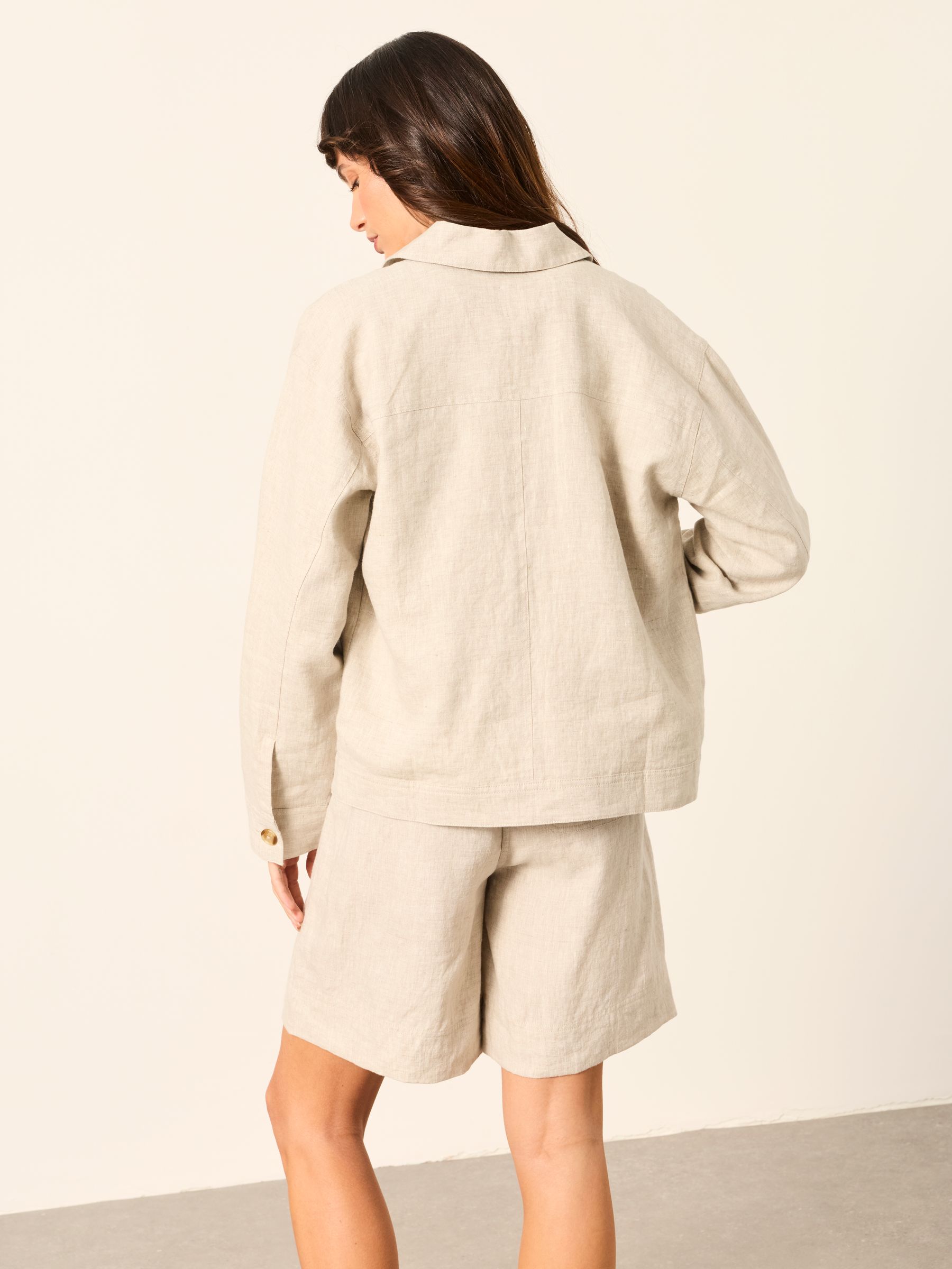 Darcy Stone Linen Jacket - Image 2 of 7 Darcy Stone Linen Jacket - Image 2 of 7