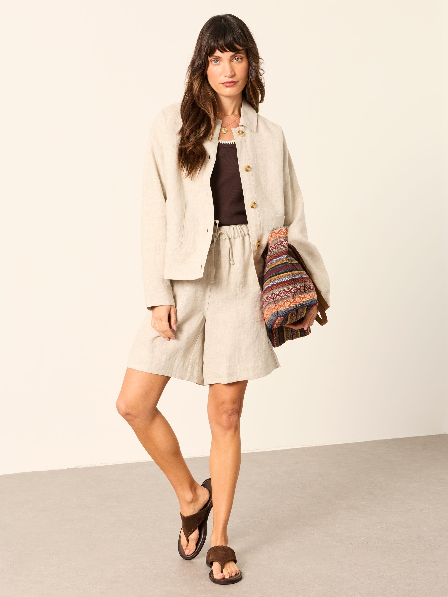 Darcy Stone Linen Jacket - Image 5 of 7