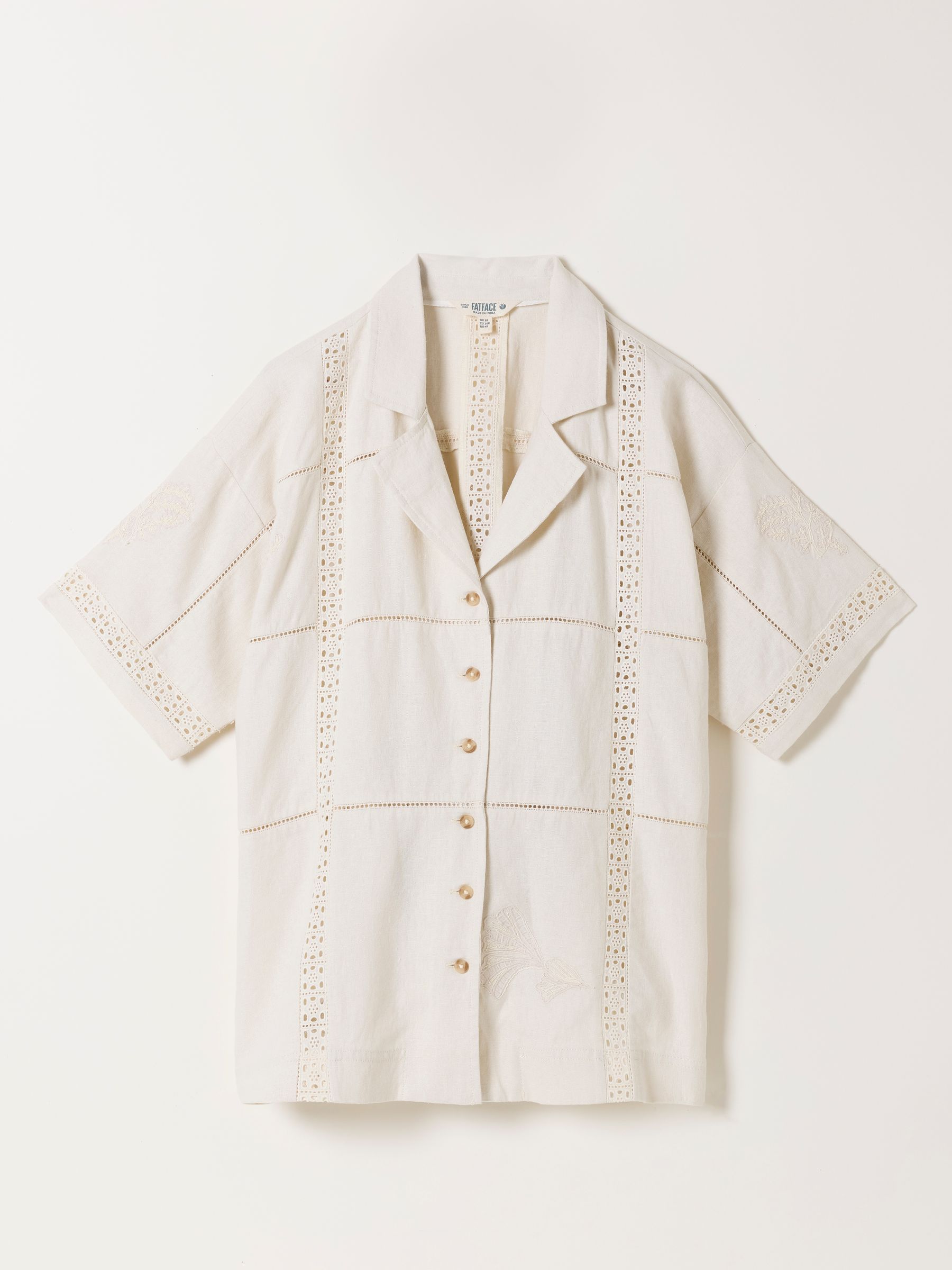Kara Ivory Petite Shirt - Image 1 of 1 Kara Ivory Petite Shirt - Image 1 of 1