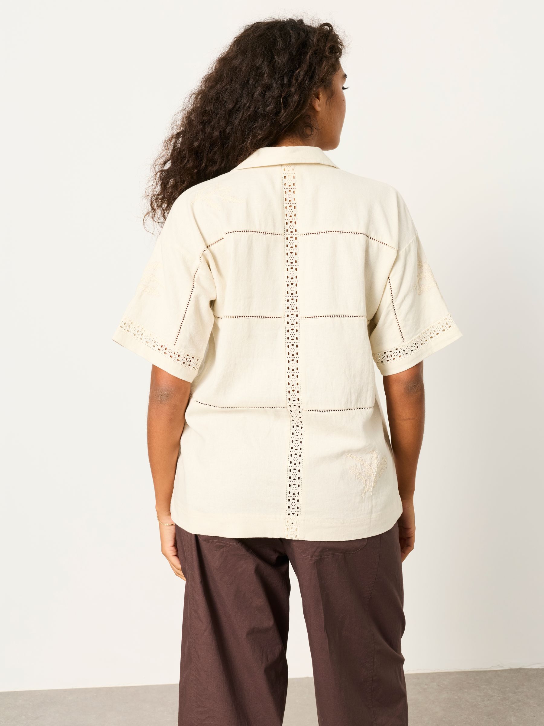 Kara Ivory Petite Shirt - Image 2 of 6