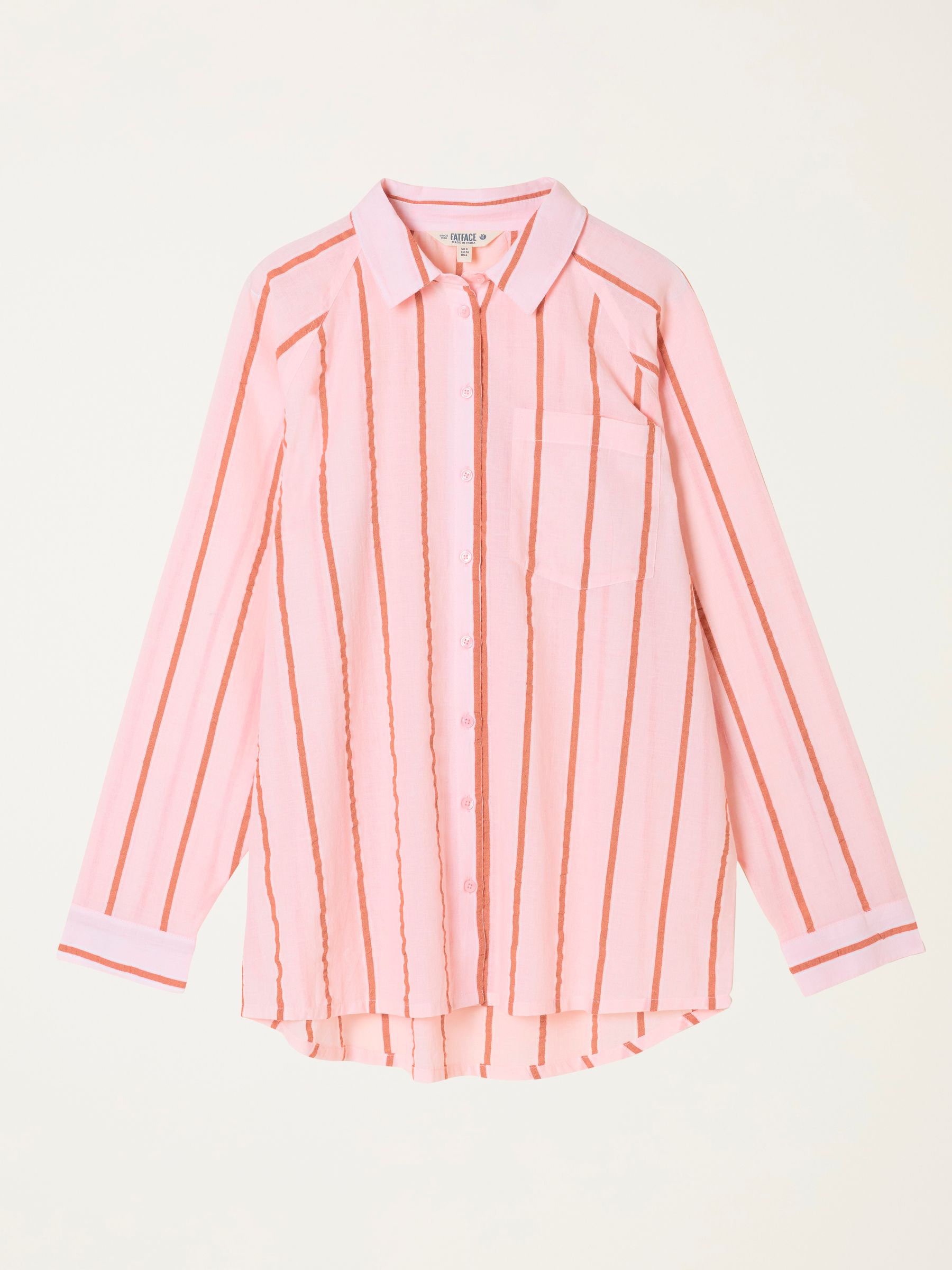 Pink Petite Bessie Stripe Shirt - Image 6 of 6
