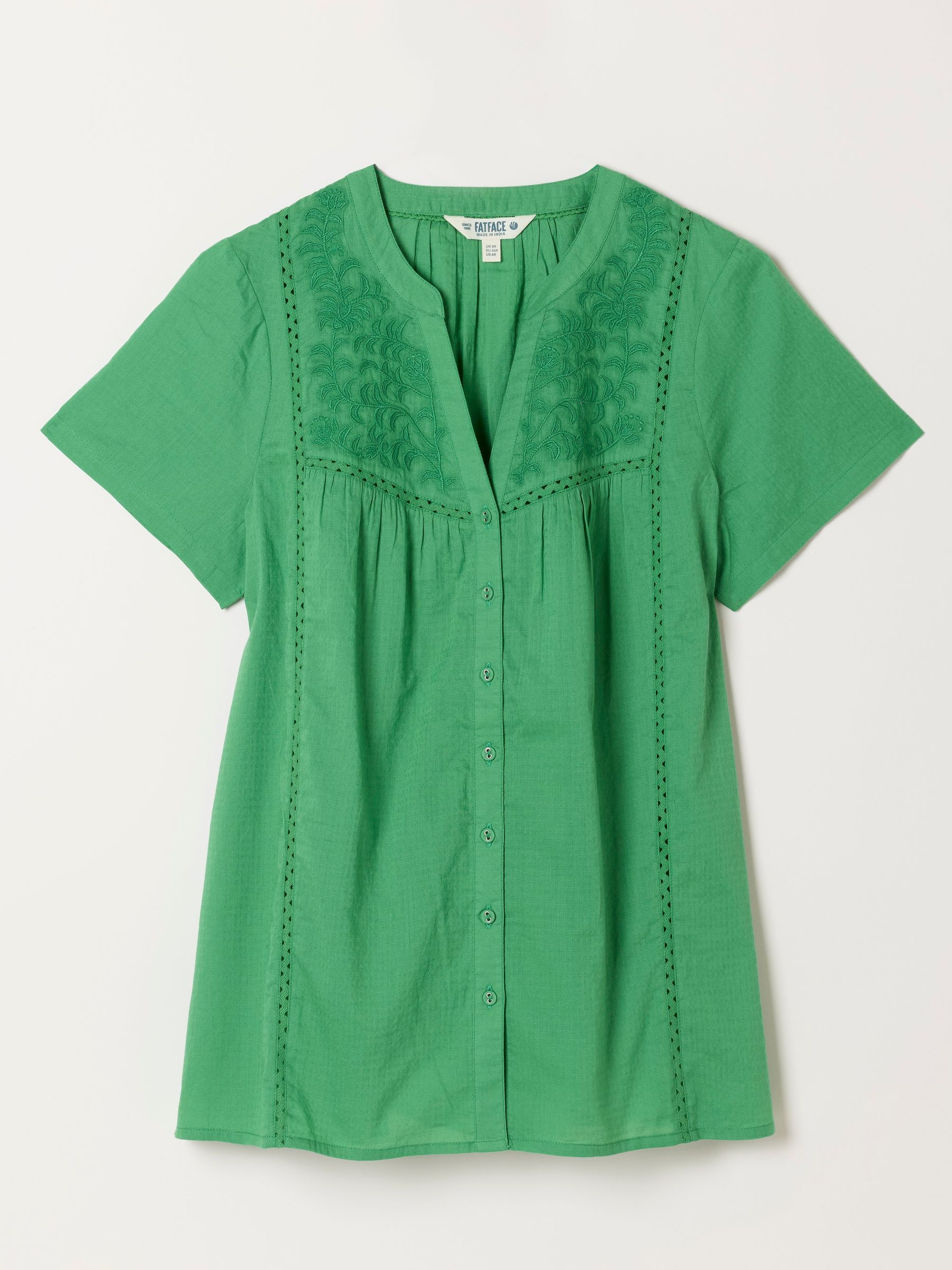 Letty Green Petite Embroidered Blouse - Image 6 of 6