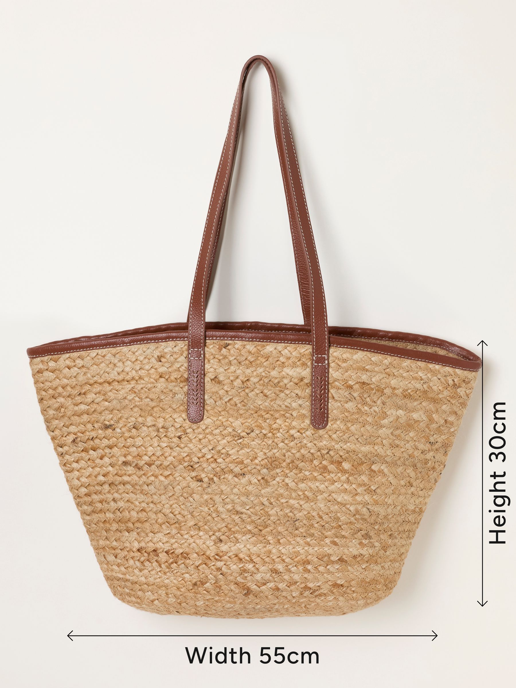 Natural Raffia Tote Bag - Image 5 of 5
