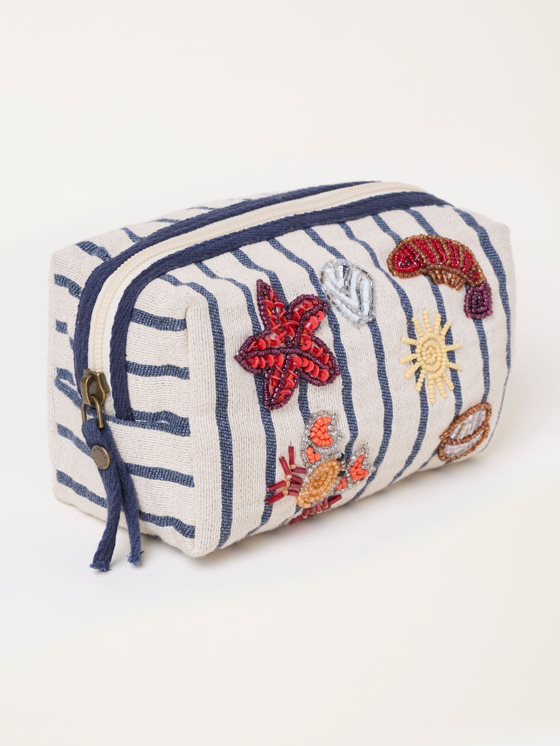 Multi Stripe Sea Beaded Pouch - Image 3 of 3