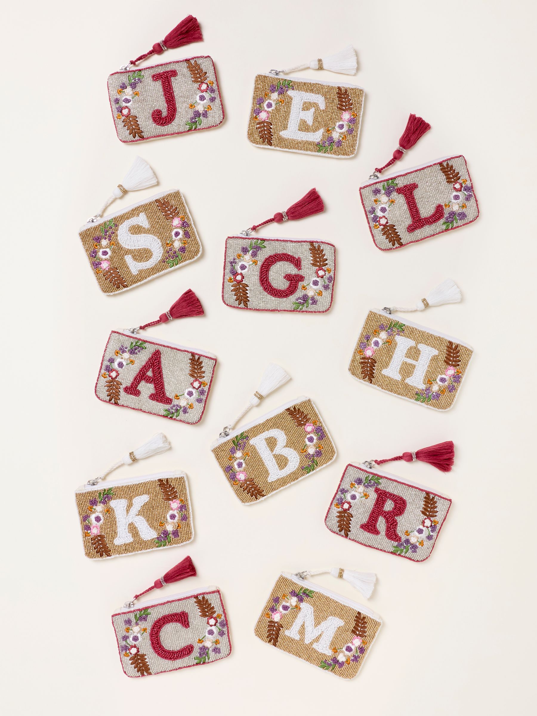 Multi Alphabet Beaded Purse - Image 1 of 3