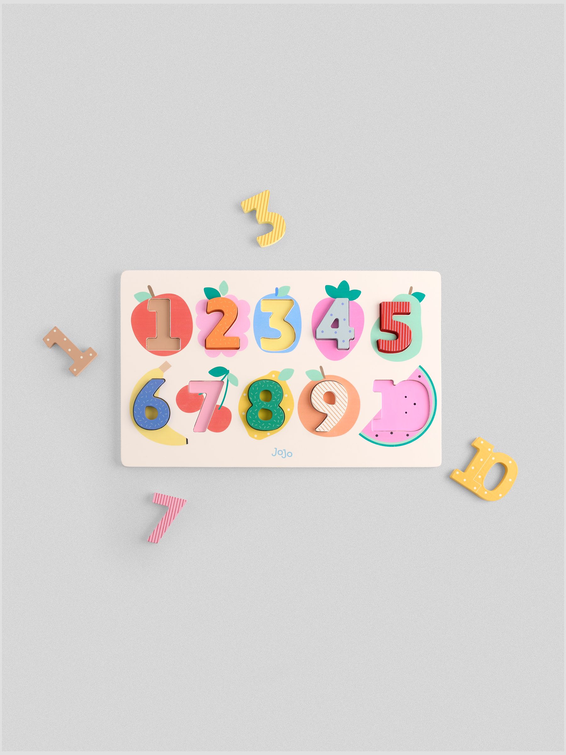 Fruit Number Wooden Puzzle - Image 1 of 4
