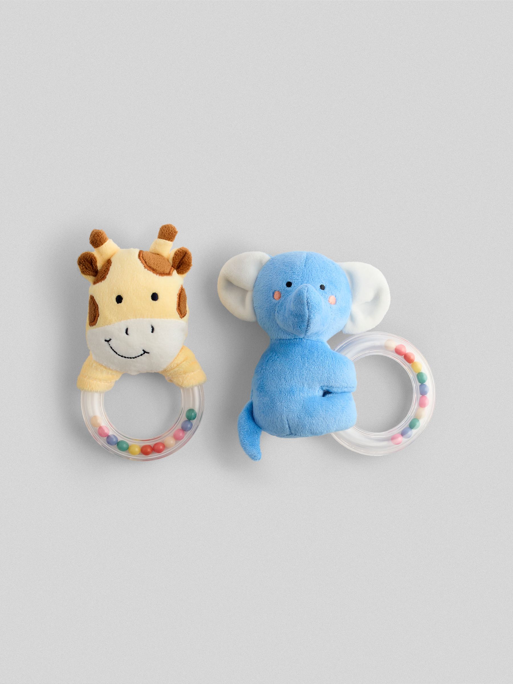 2-Pack Elephant and Giraffe Ring Rattles - Image 4 of 4