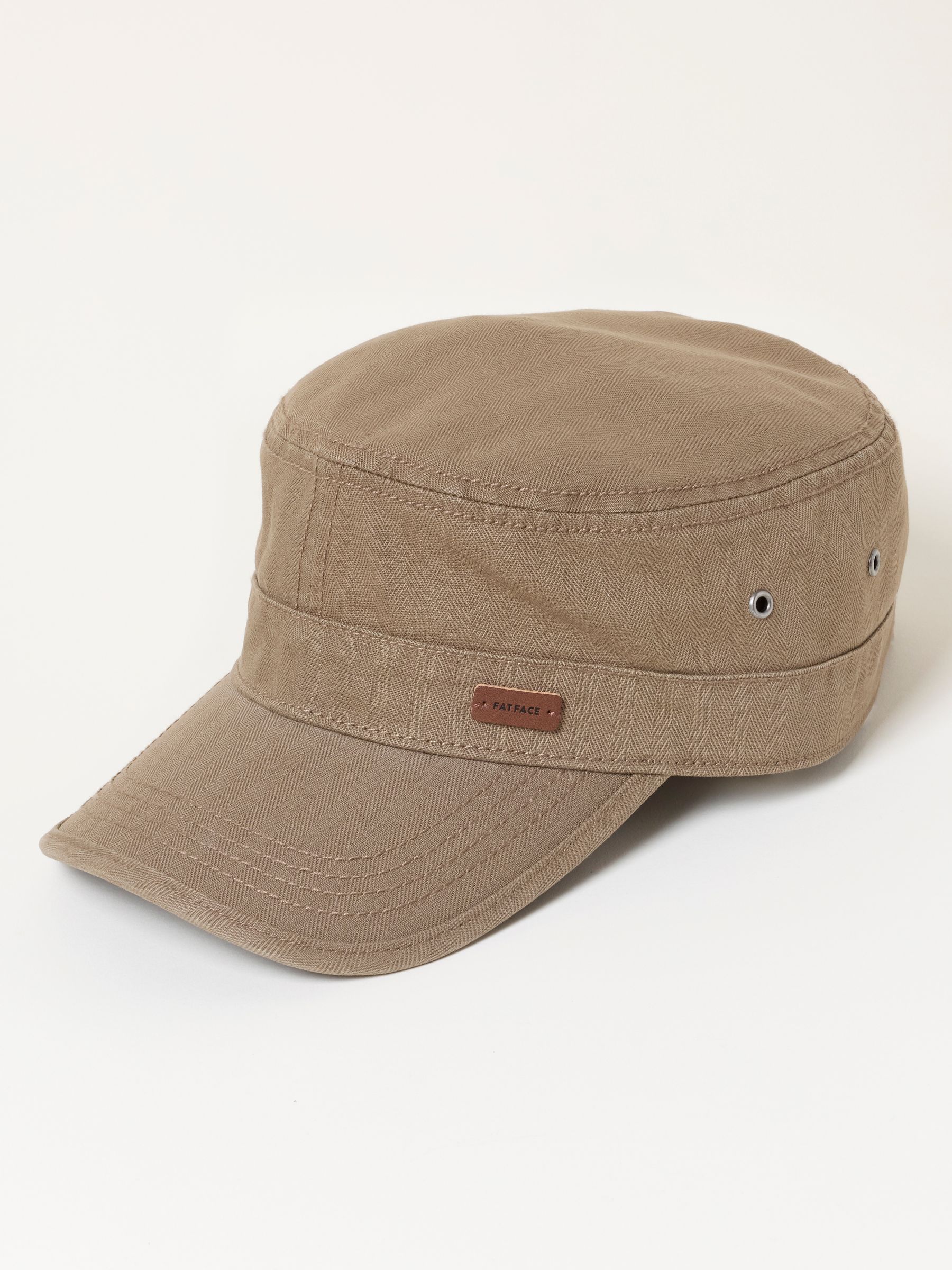 Stone Herringbone Train Driver Cap - Image 1 of 3