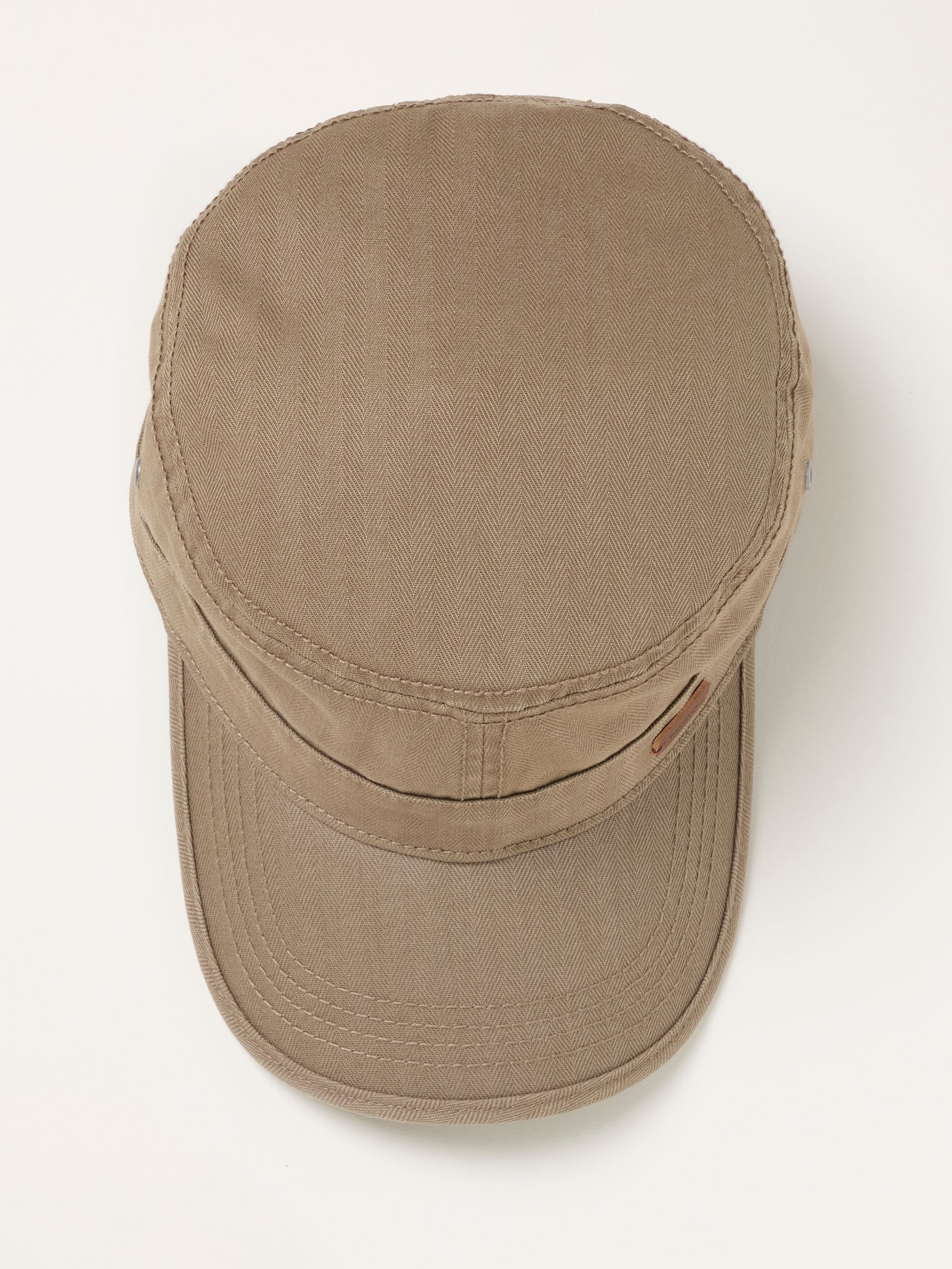 Stone Herringbone Train Driver Cap - Image 3 of 3