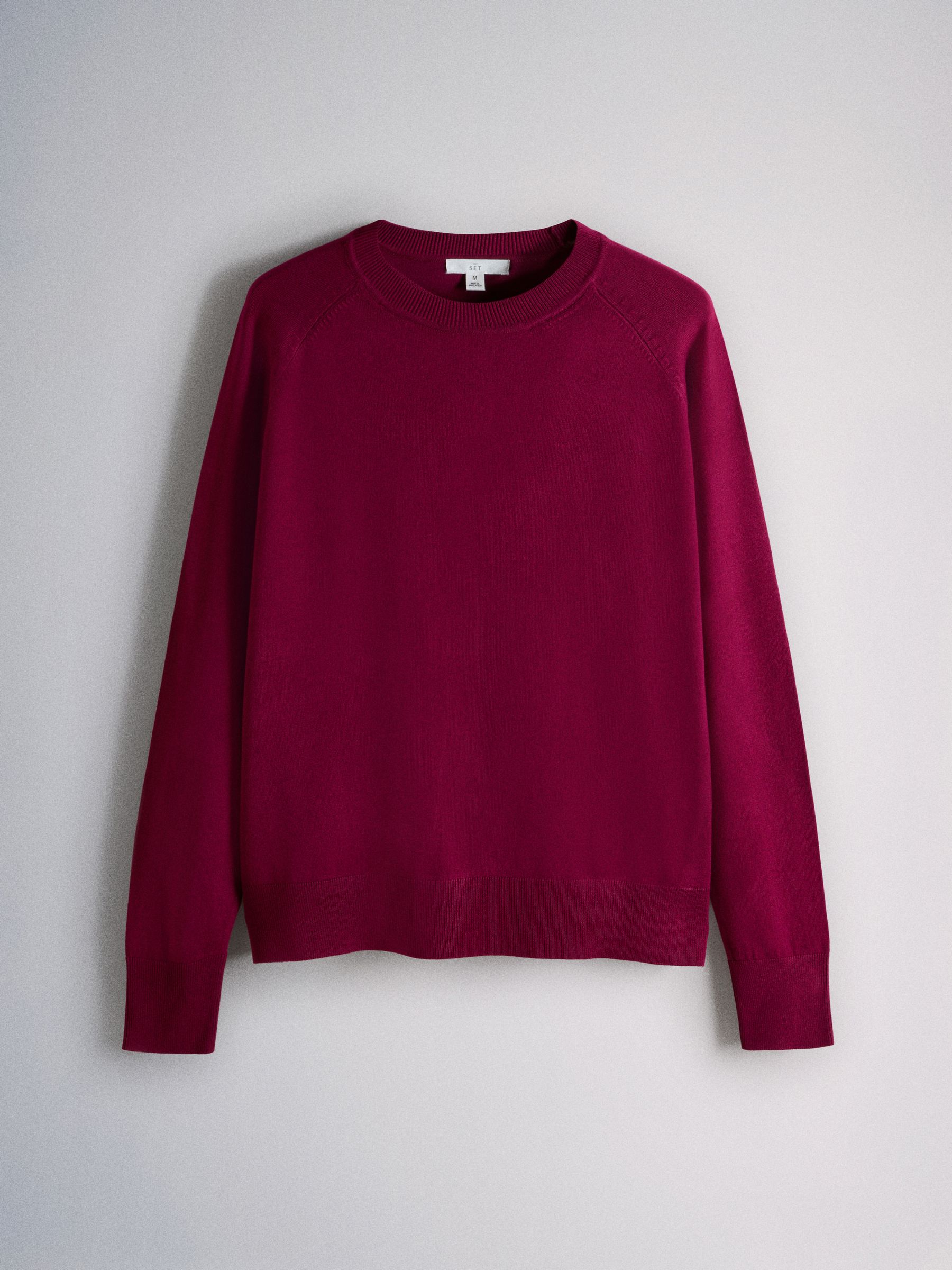 4 Pack Fine Knitted Crew Neck Jumpers Dark Navy/Plum/Purple/Taupe Brown - Image 2 of 6