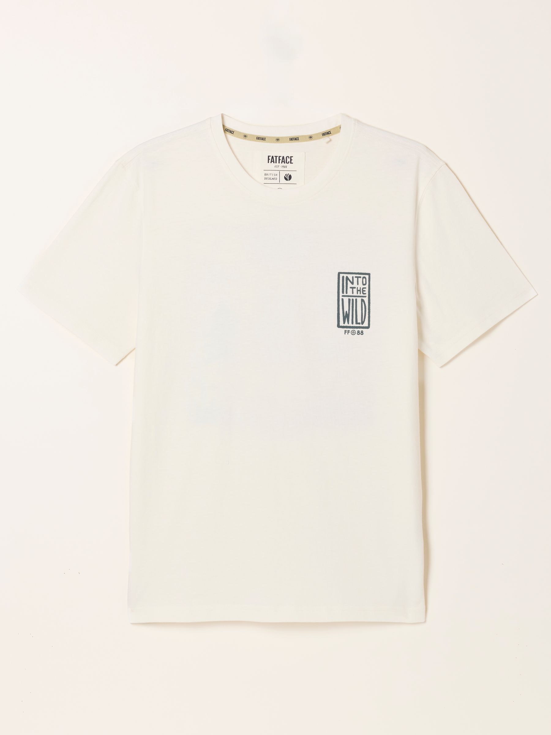 White Into The Wild Graphic Tshirt - Image 1 of 2