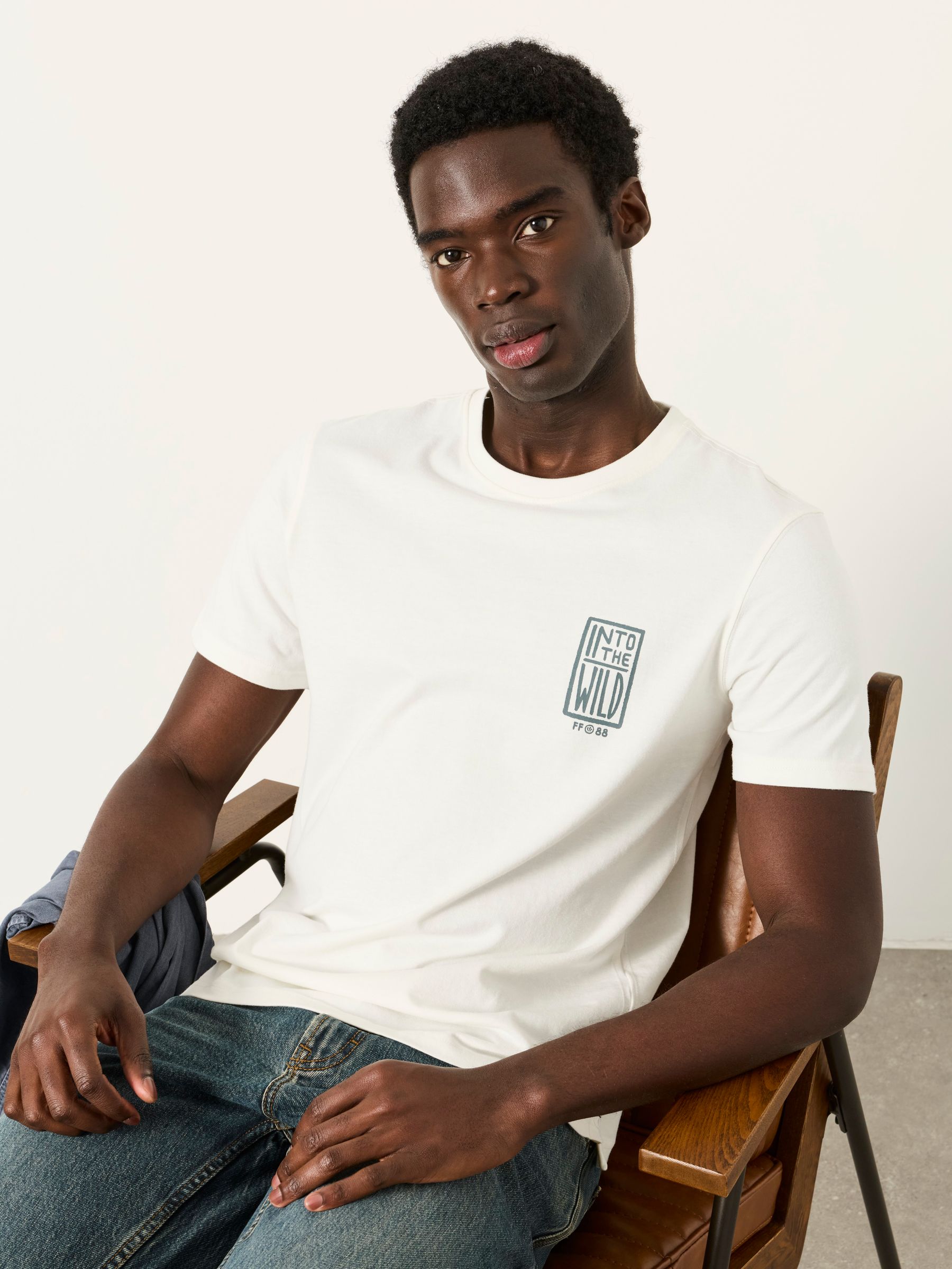 White Into The Wild Graphic Tshirt - Image 4 of 7