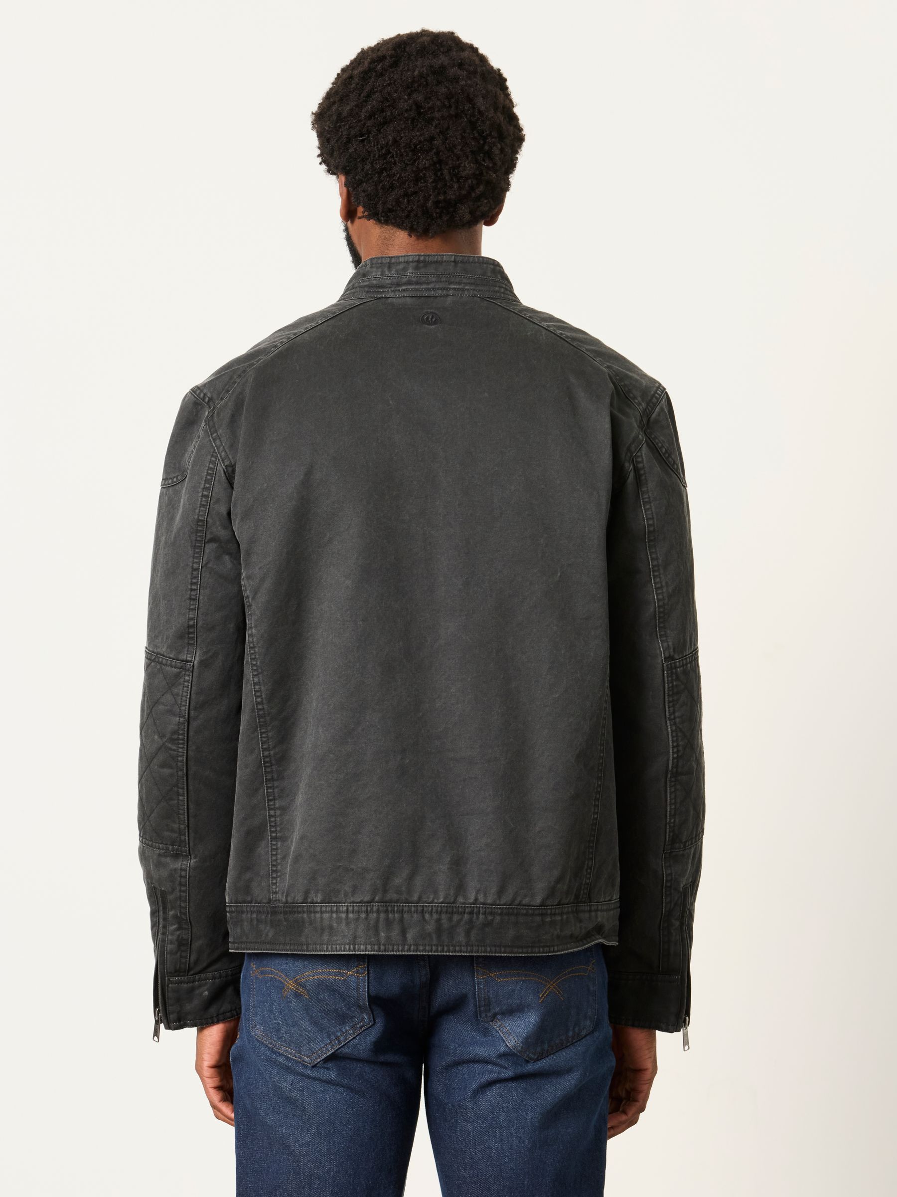 Hamble Charcoal Grey Bomber Jacket - Image 2 of 7