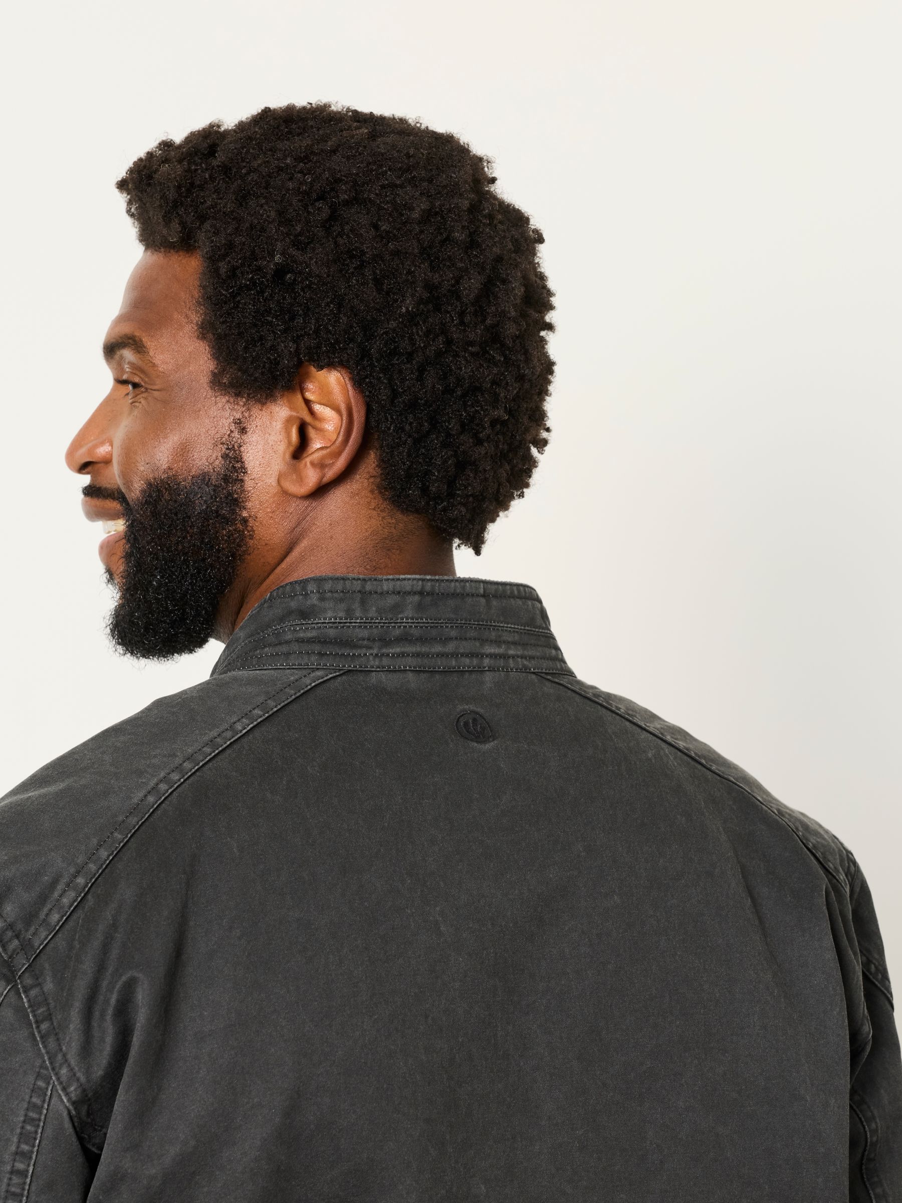Hamble Charcoal Grey Bomber Jacket - Image 3 of 7
