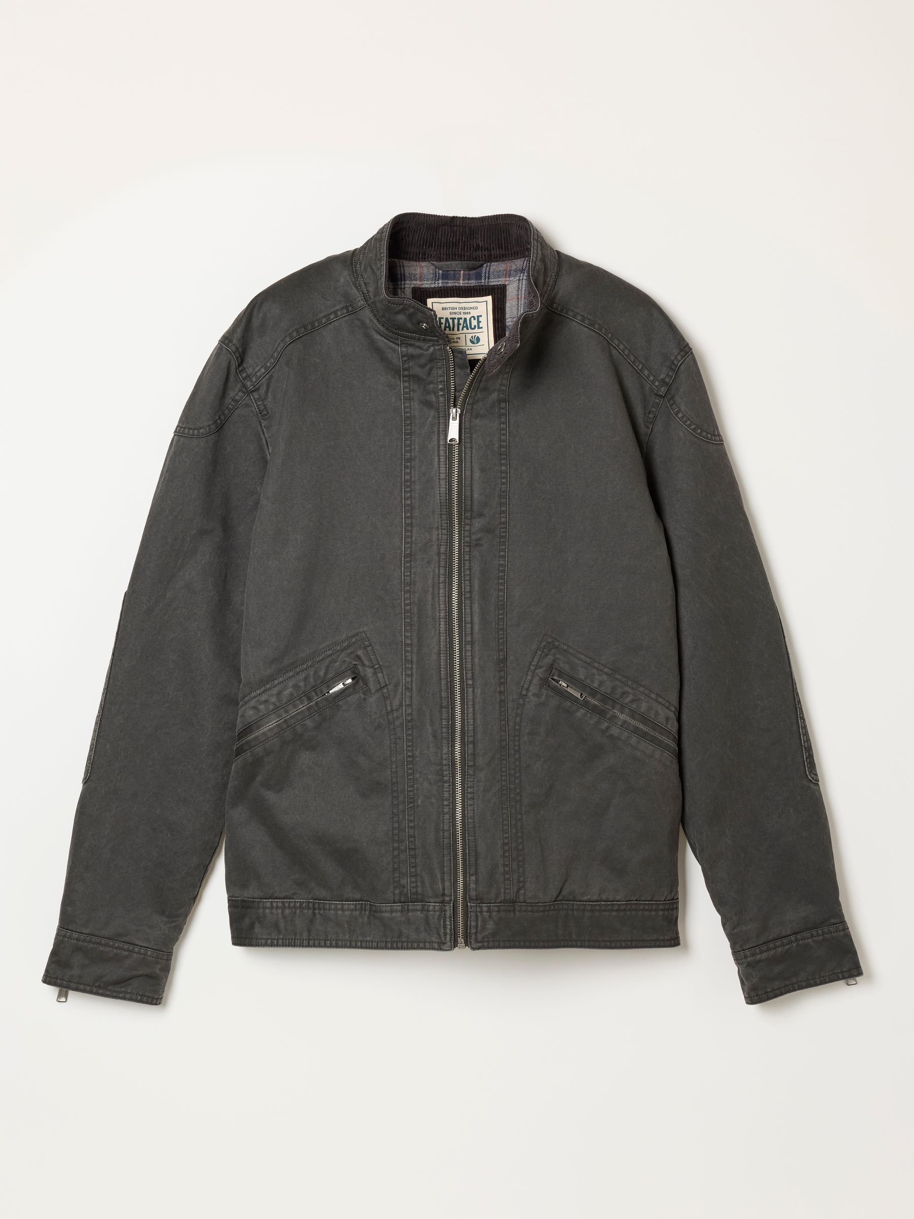 Hamble Charcoal Grey Bomber Jacket - Image 7 of 7 Hamble Charcoal Grey Bomber Jacket - Image 7 of 7
