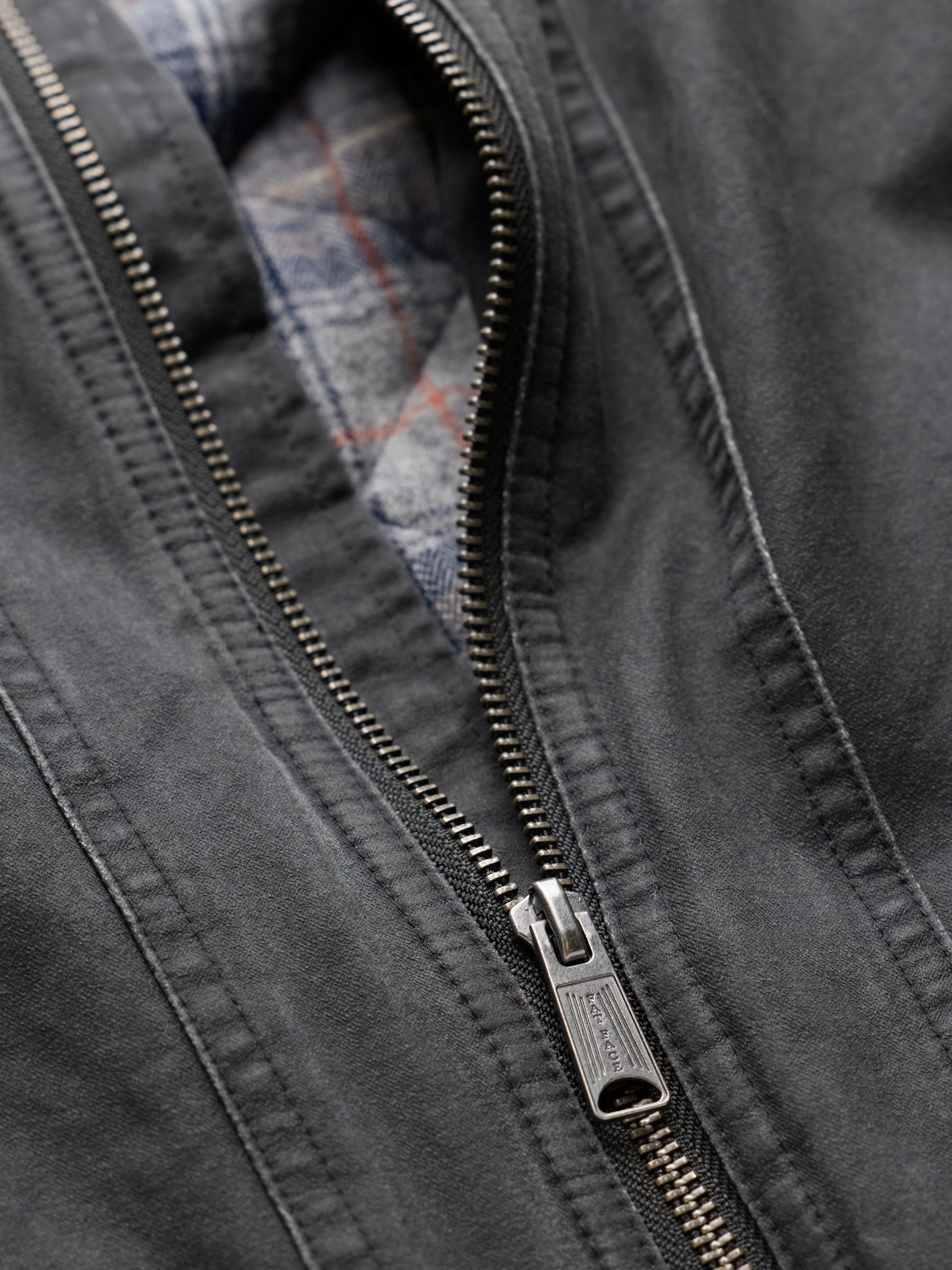 Hamble Charcoal Grey Bomber Jacket - Image 8 of 8