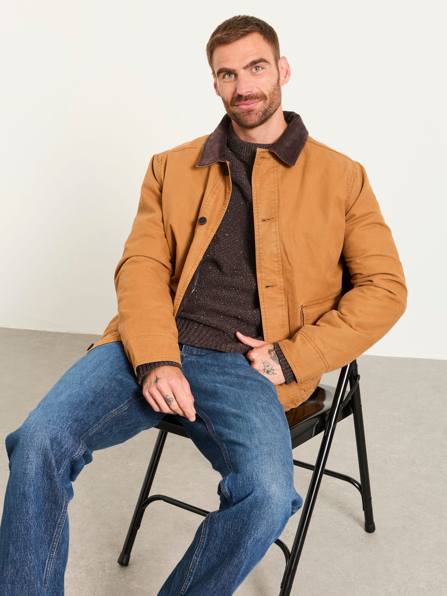 Sand Canvas Barn Jacket - Image 5 of 6