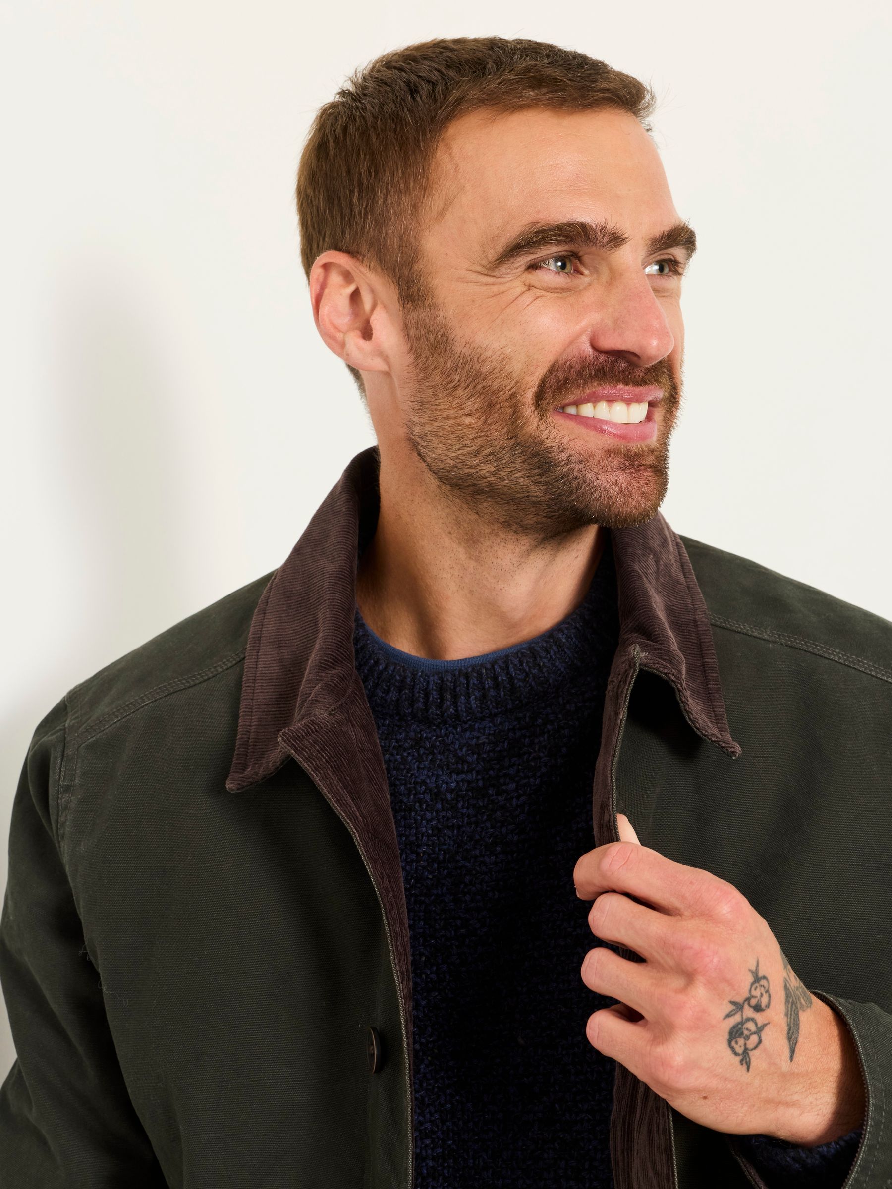 Khaki Green Canvas Barn Jacket - Image 7 of 8