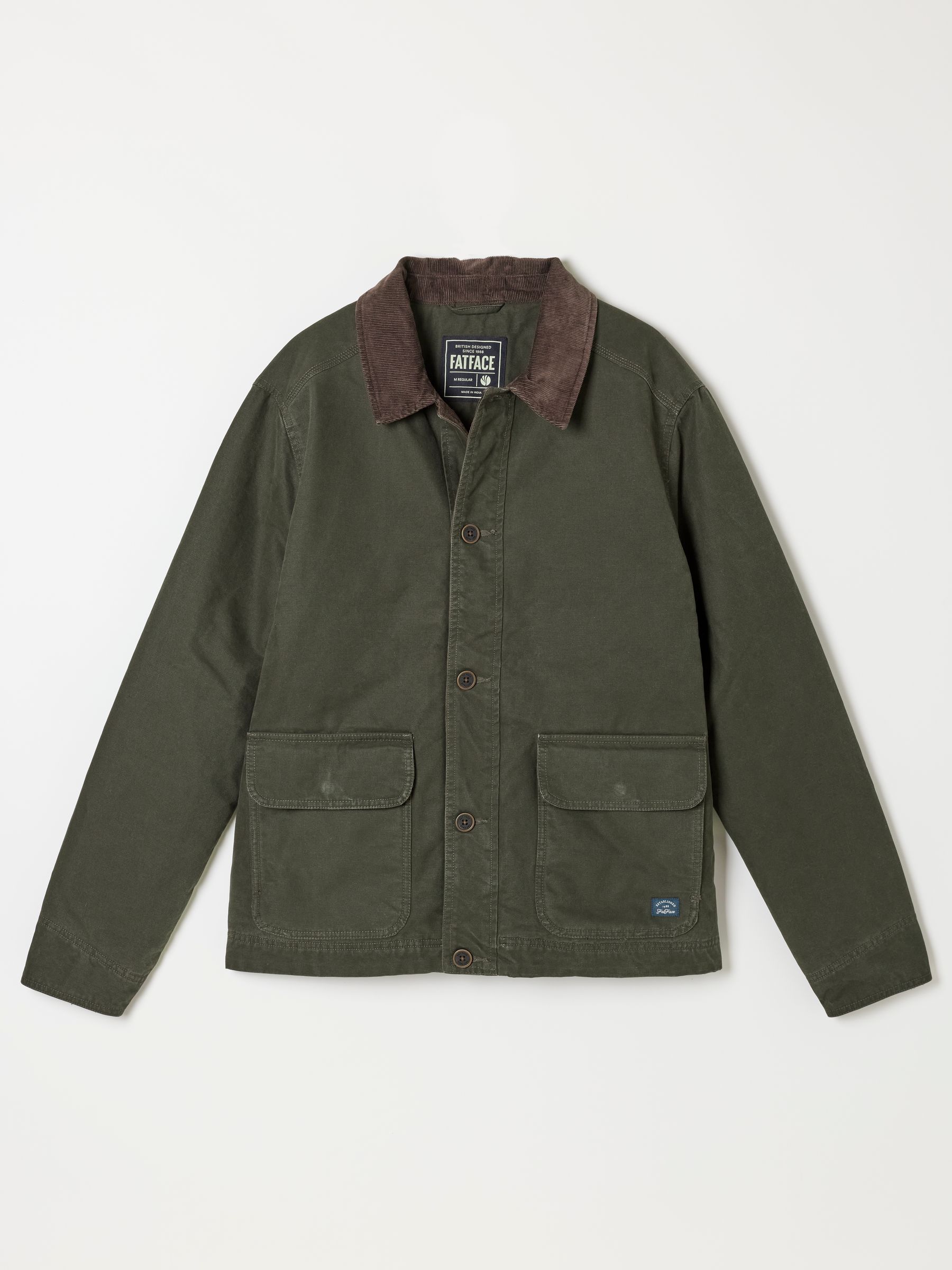 Khaki Green Canvas Barn Jacket - Image 8 of 8 Khaki Green Canvas Barn Jacket - Image 8 of 8
