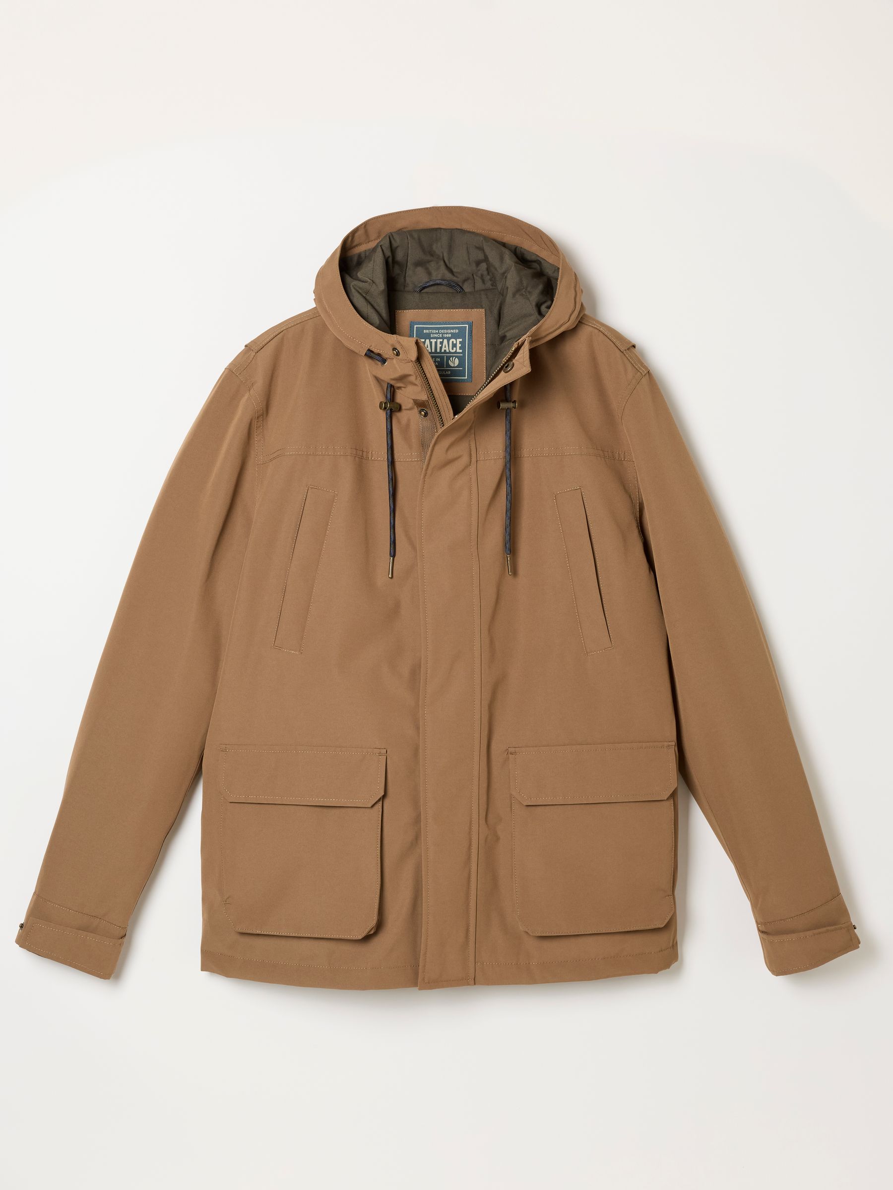 Waterproof Jacket in Dark Natural - Image 7 of 7 Waterproof Jacket in Dark Natural - Image 7 of 7
