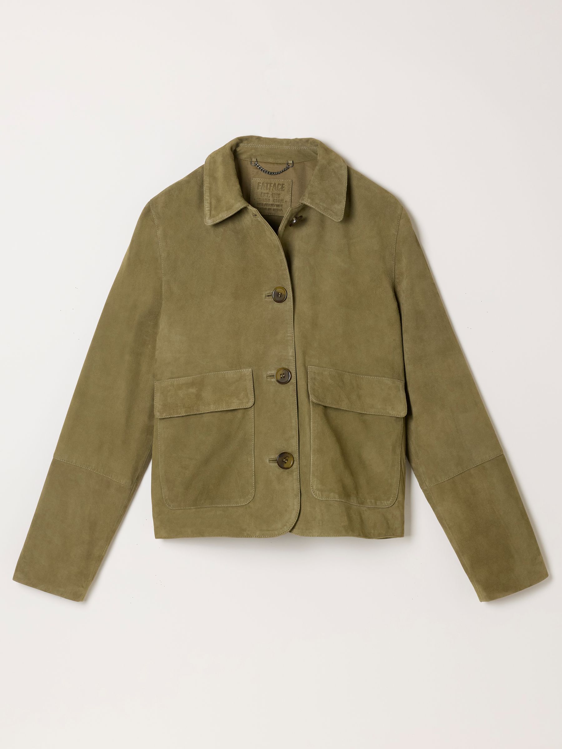 Eliza Green Suede Jacket - Image 6 of 6