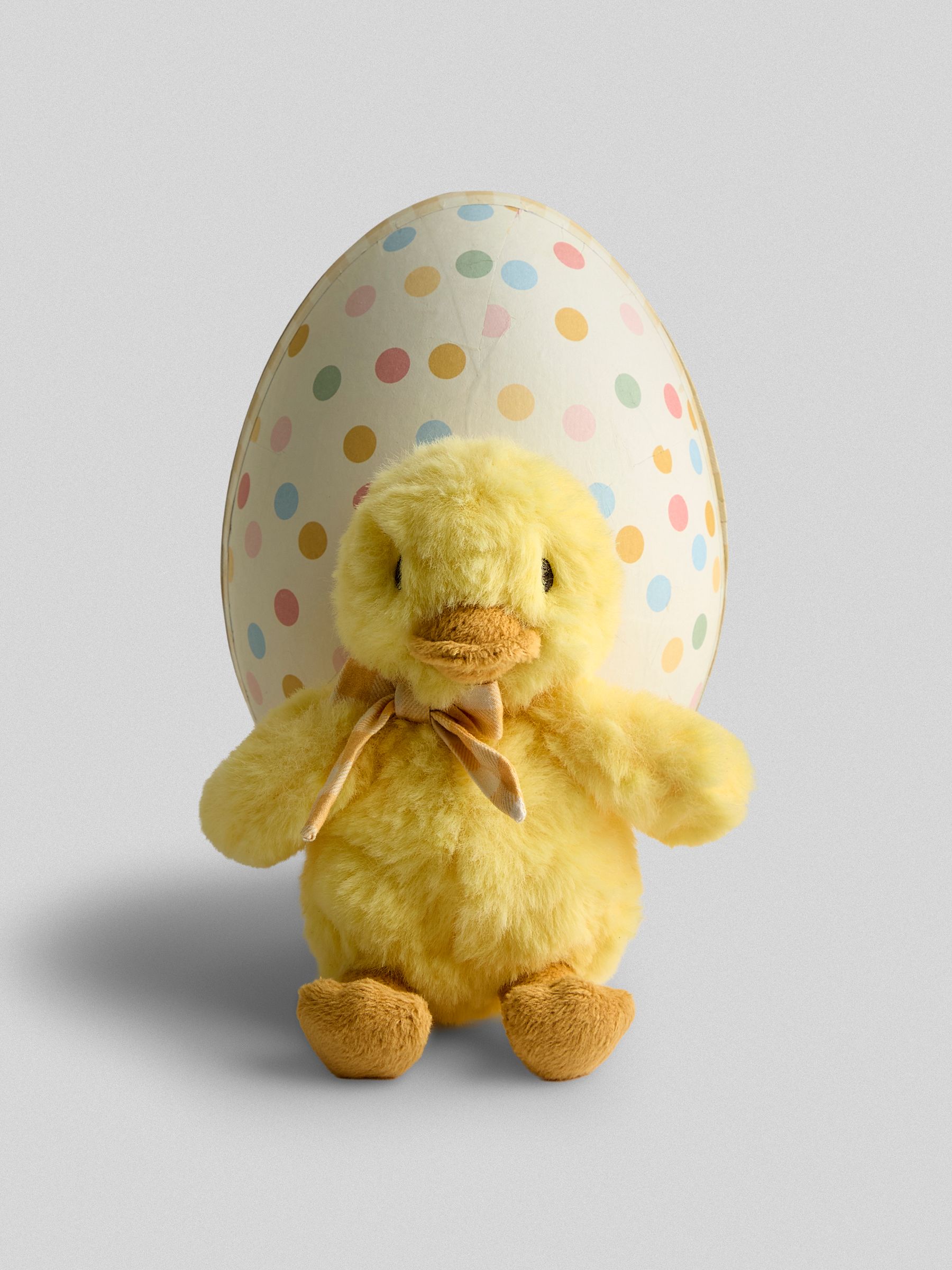 Yellow Dilly Chick Soft Toy Plushie in Egg - Image 1 of 5
