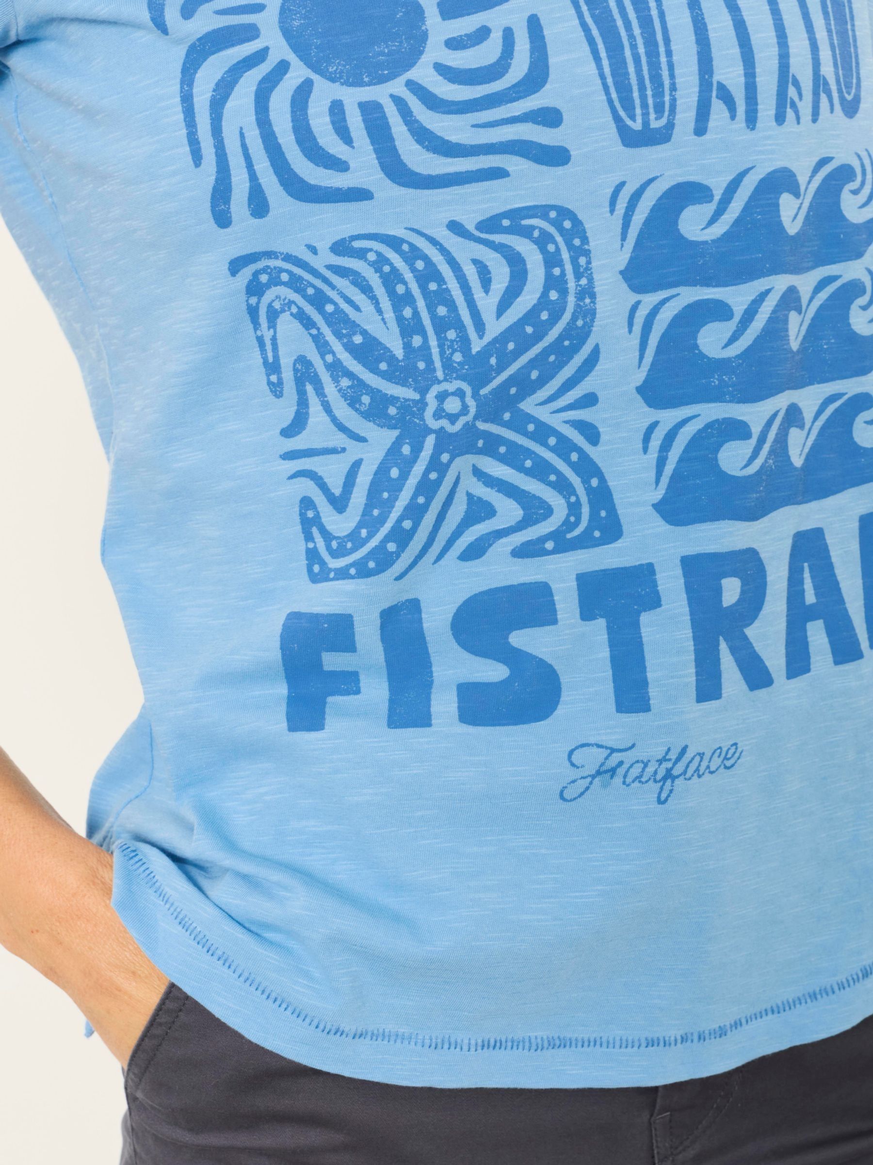 ALOA Blue Fistral Land Tee - Image 3 of 5