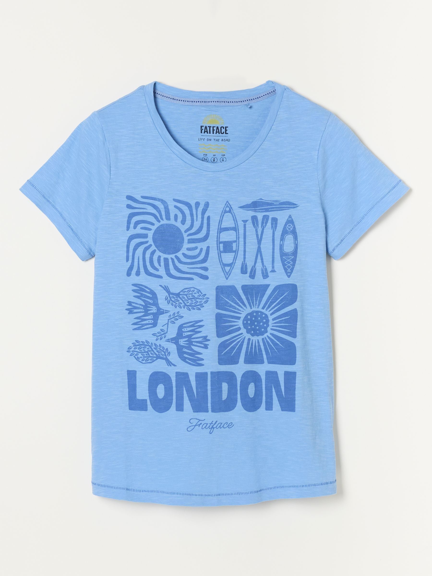 ALOA Blue London Land Tee - Image 6 of 8